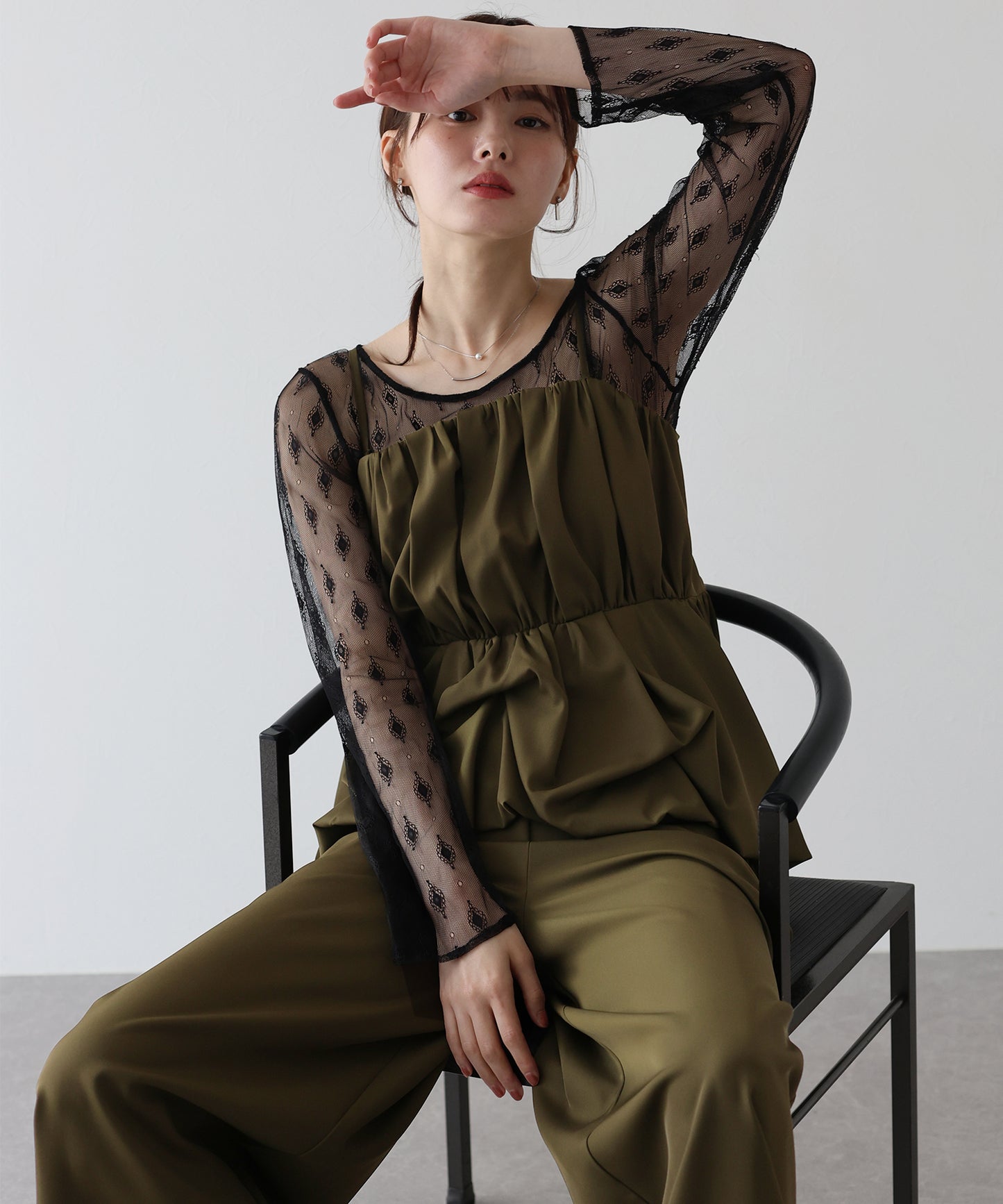 【TIME SALE】バルーンキャミパンツドレス3点セット