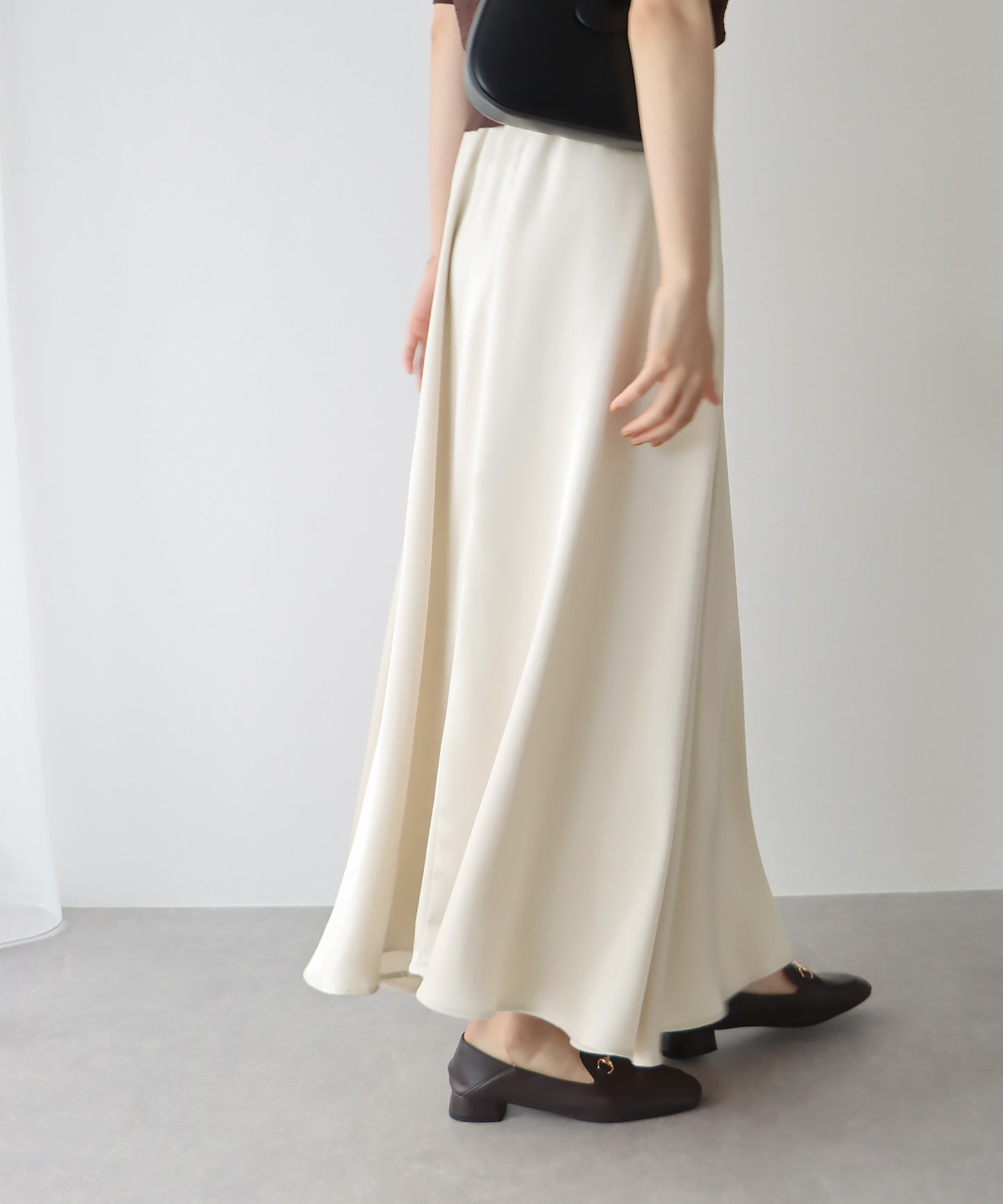 【TIME SALE】サテンフレアースカート