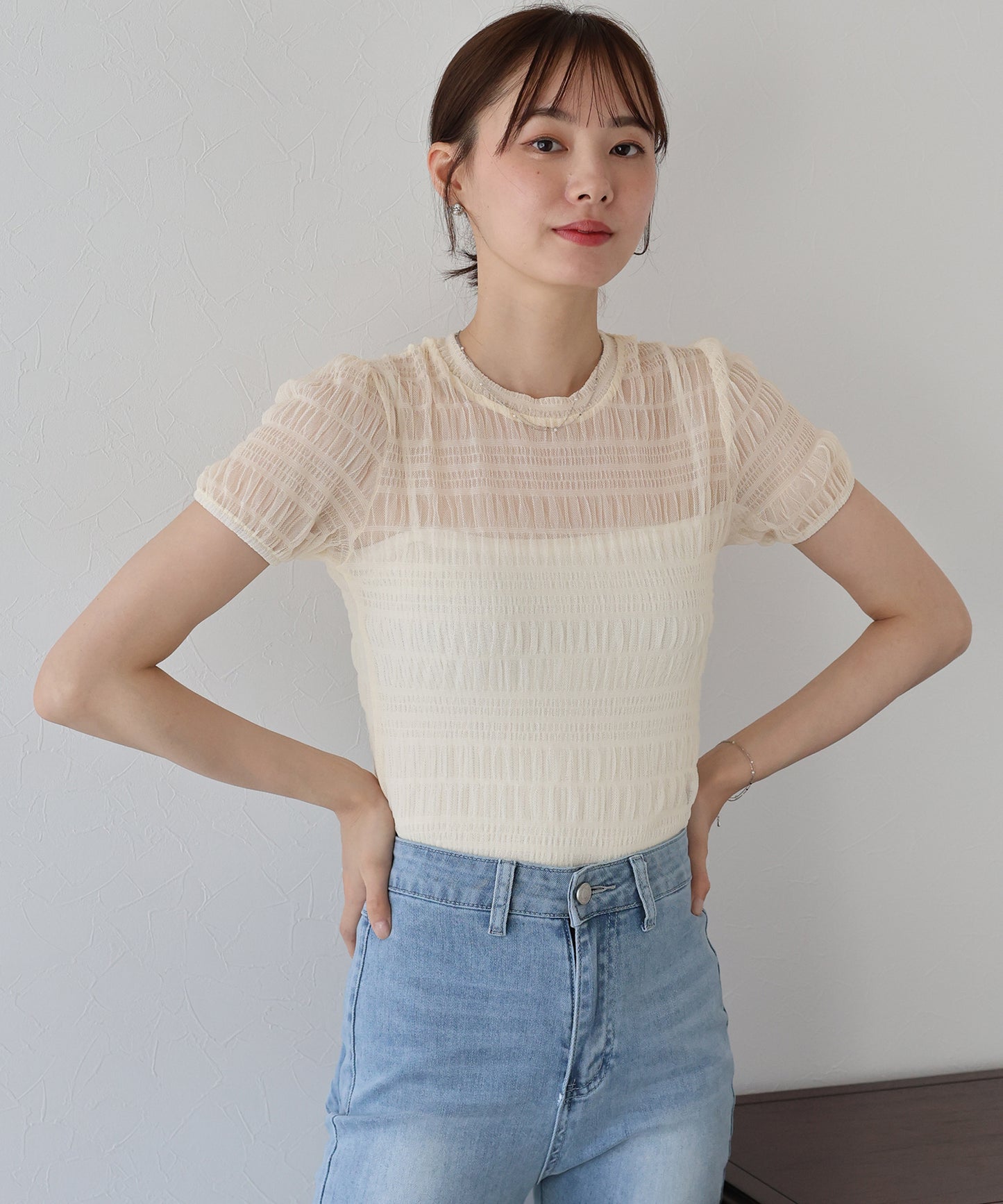 シャーリングシアーTシャツ【ネコポス】