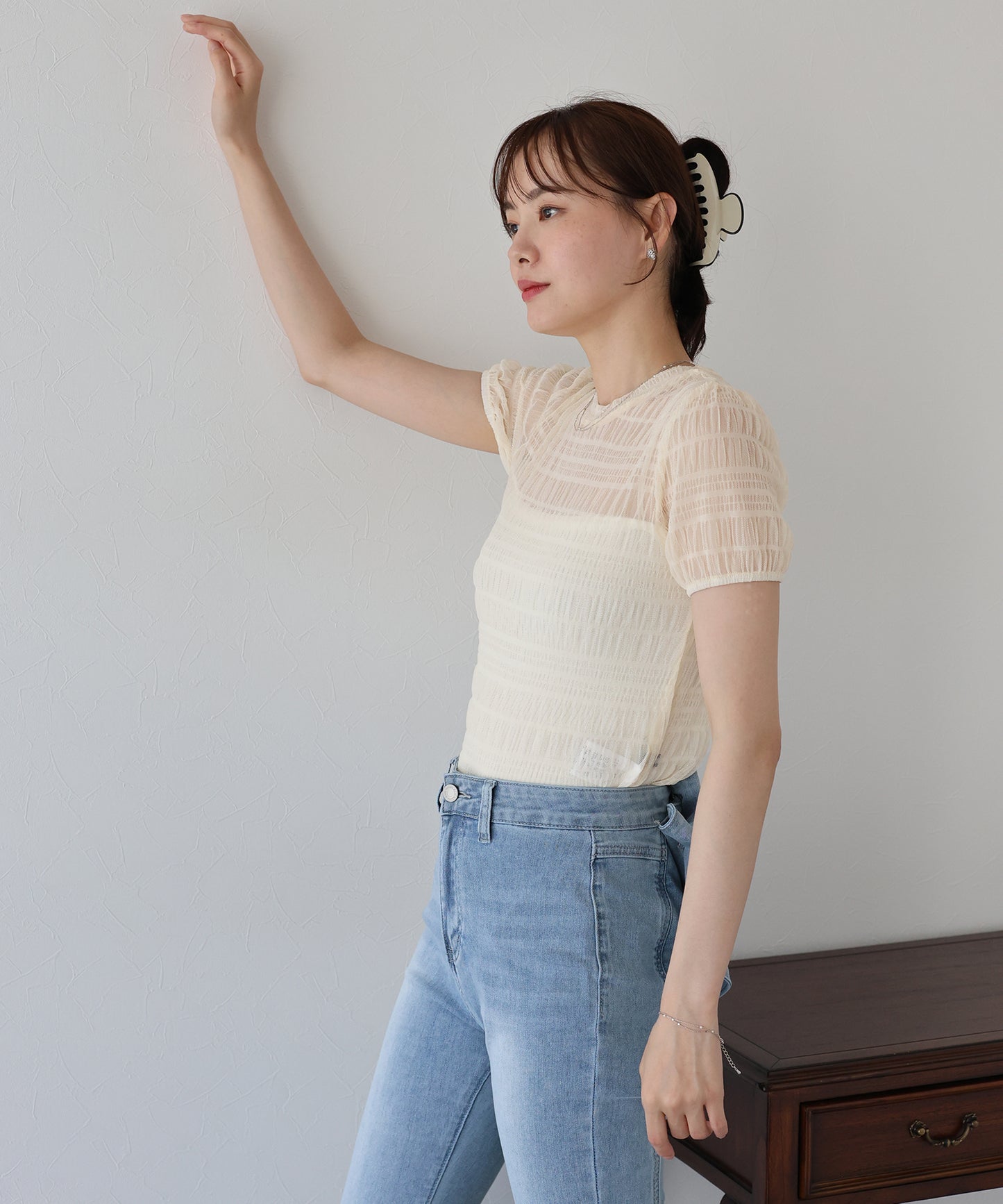 シャーリングシアーTシャツ【ネコポス】