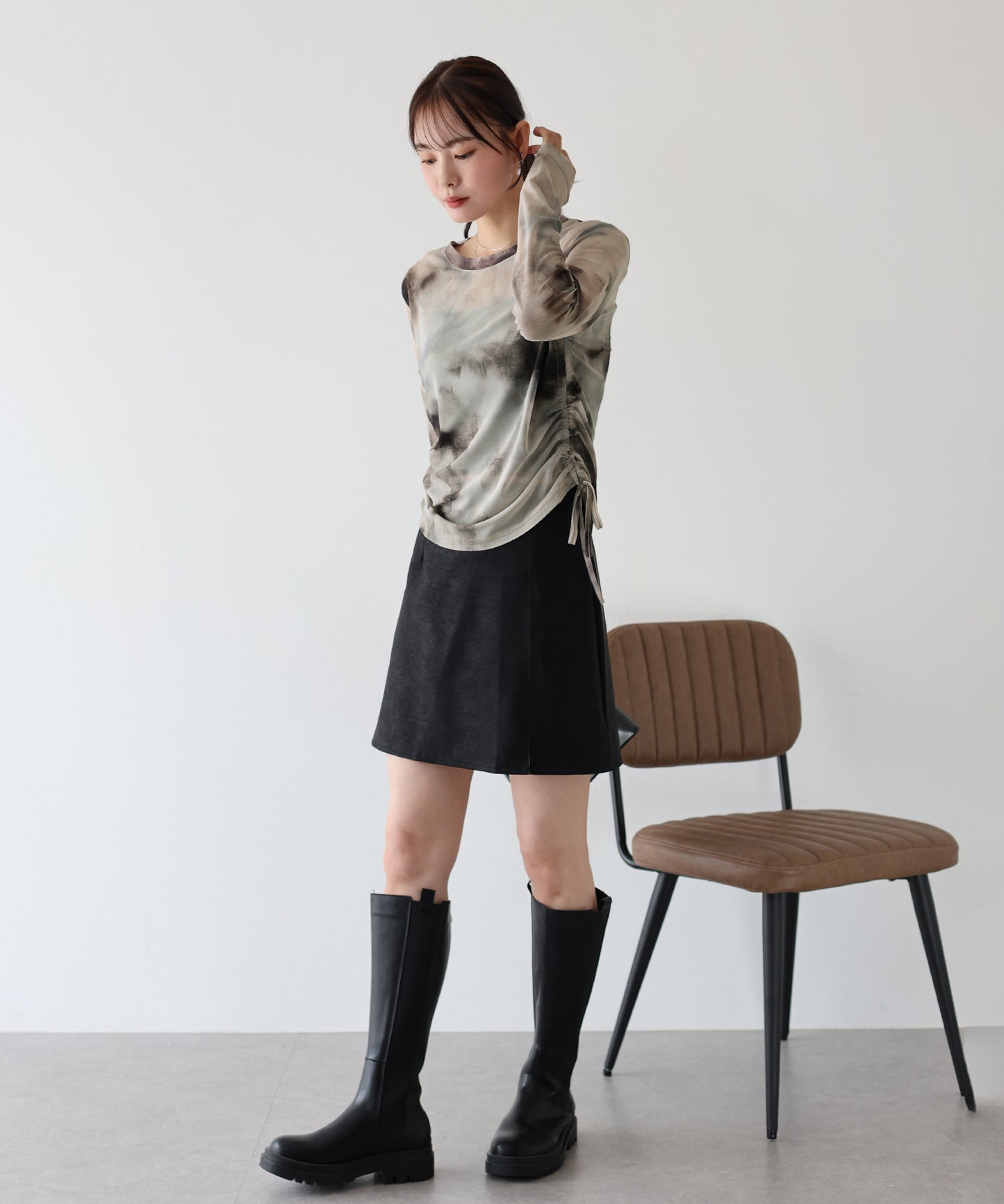 タイダイ柄シアートップス【ネコポス】