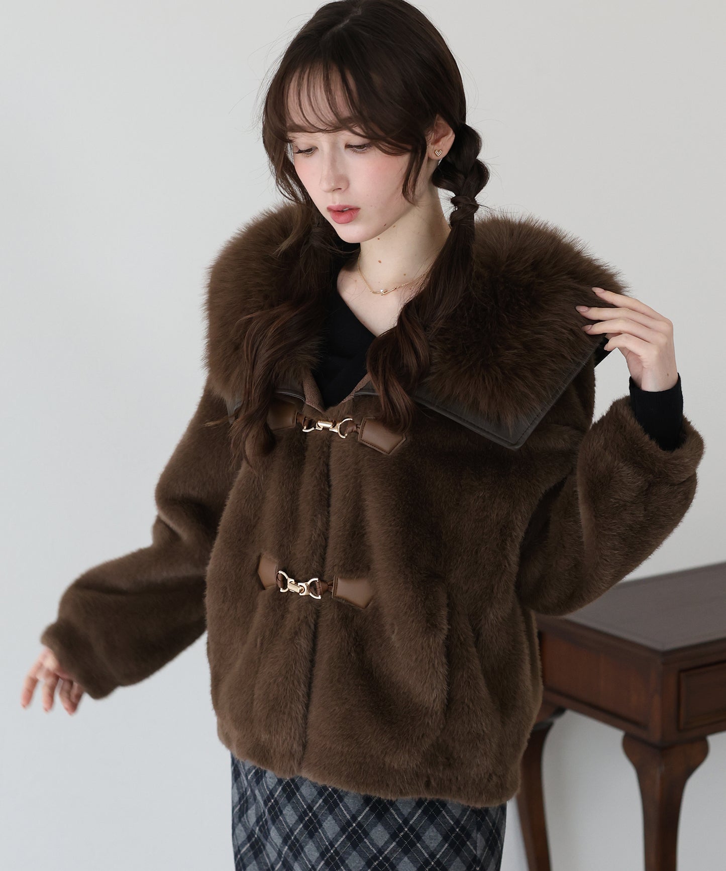 【早割5%OFF】ビッグカラーファーコート