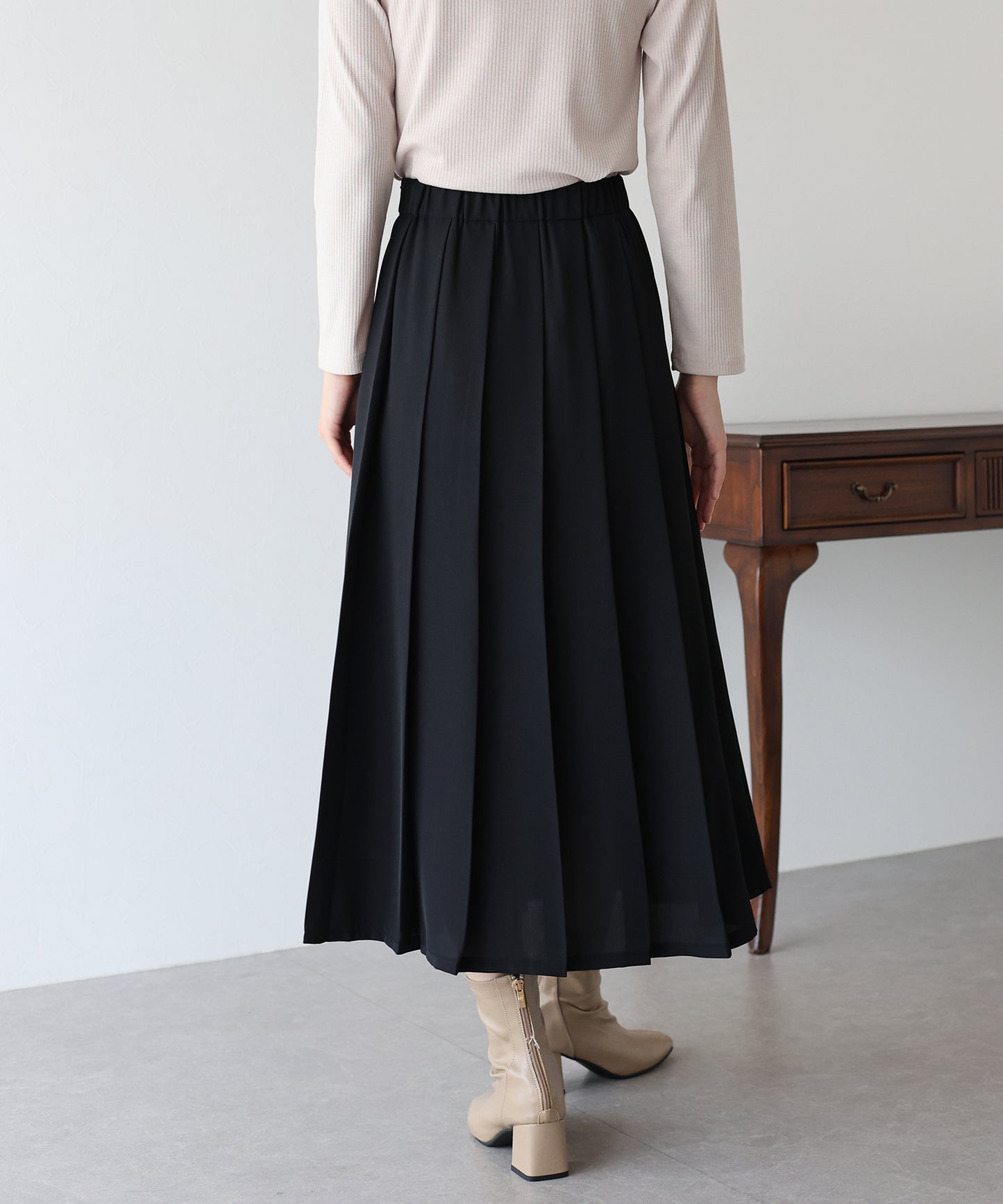 【早割5%OFF】ロングプリーツスカート