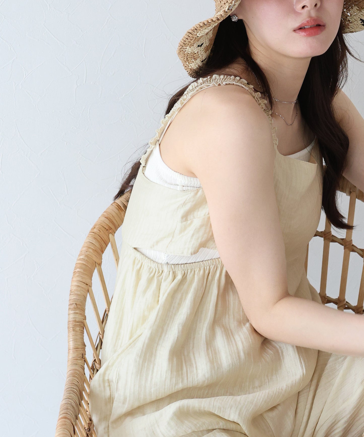 【SALE】カットアウトオールインワン