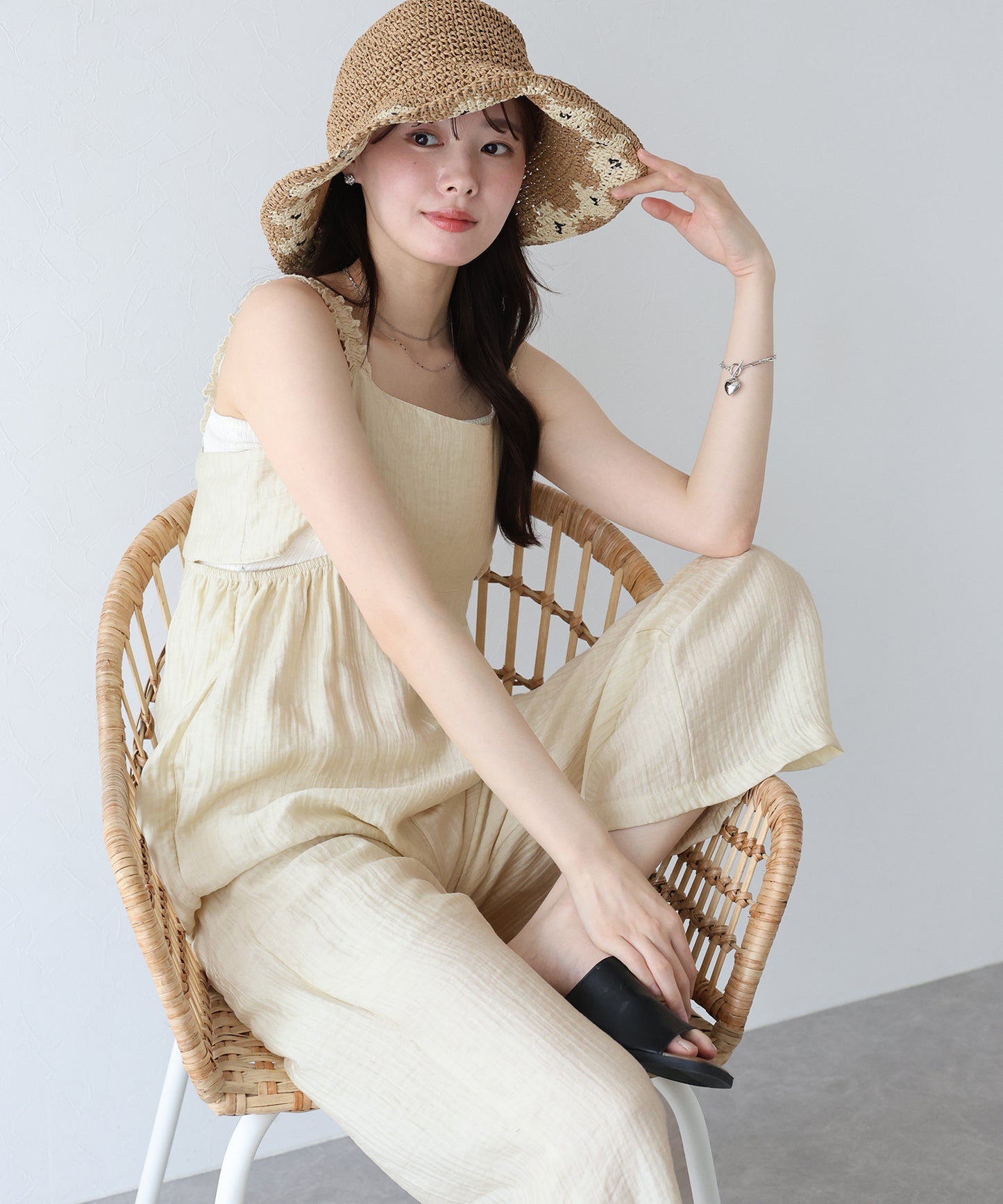 【SALE】カットアウトオールインワン