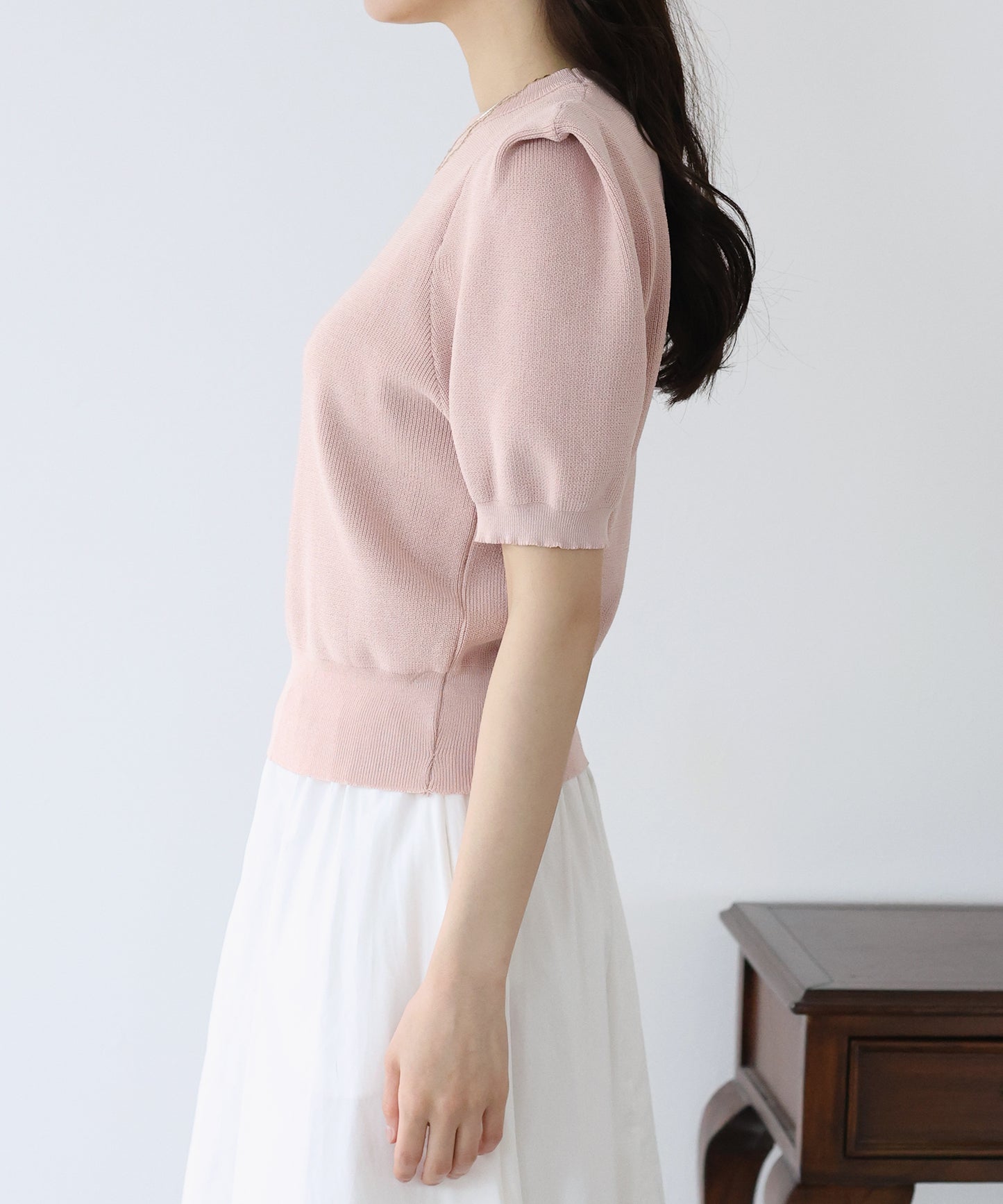 【SALE】タックスリーブサマーニット