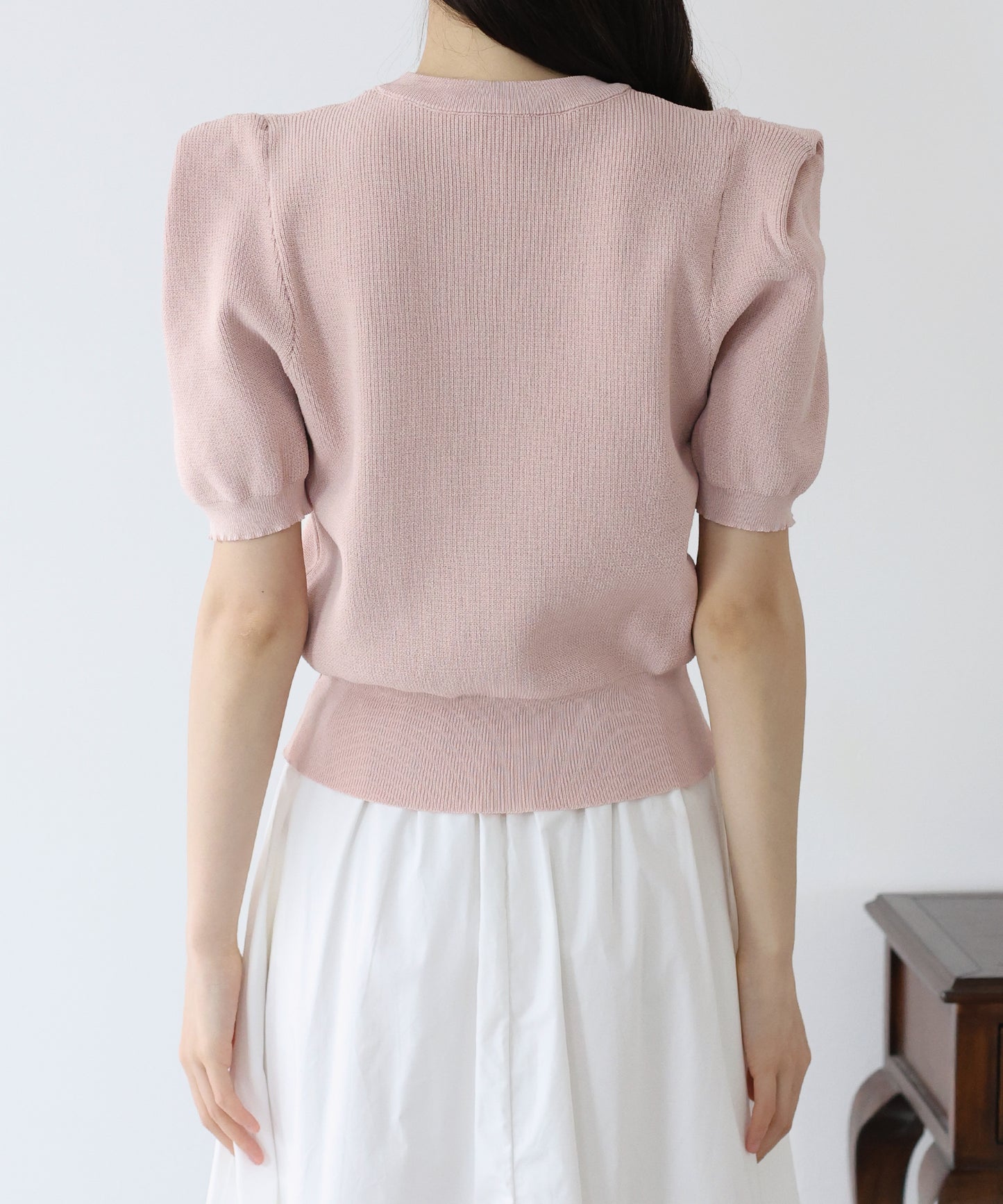 【SALE】タックスリーブサマーニット