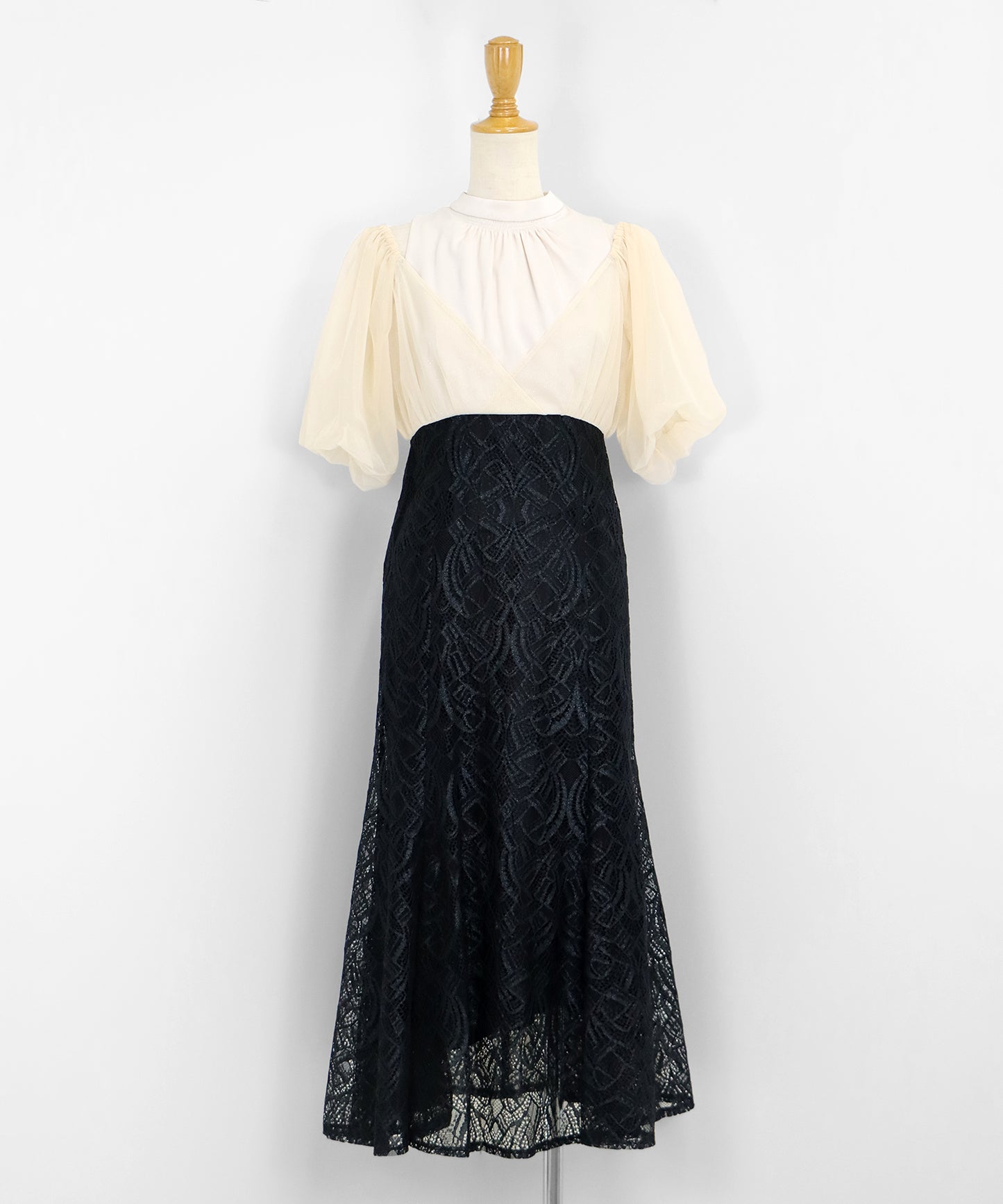 【TIME SALE】ラメチュールオフショルパーティードレス