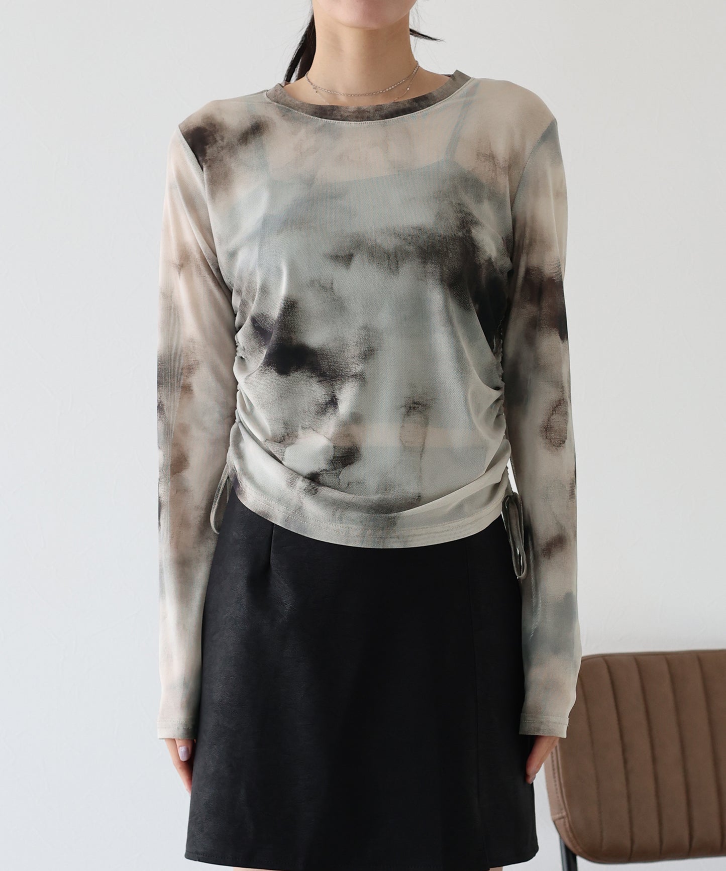 タイダイ柄シアートップス【ネコポス】