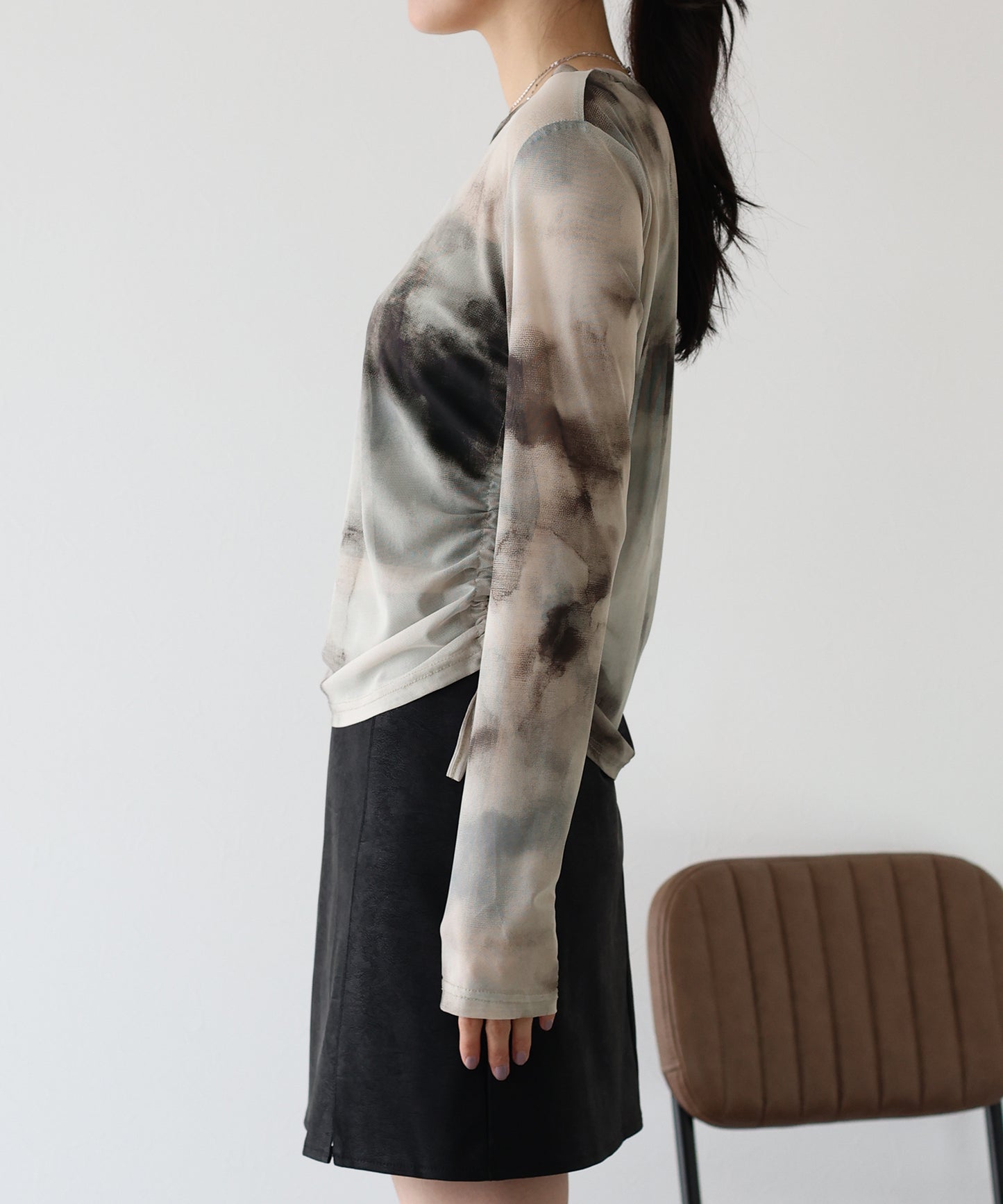 タイダイ柄シアートップス【ネコポス】