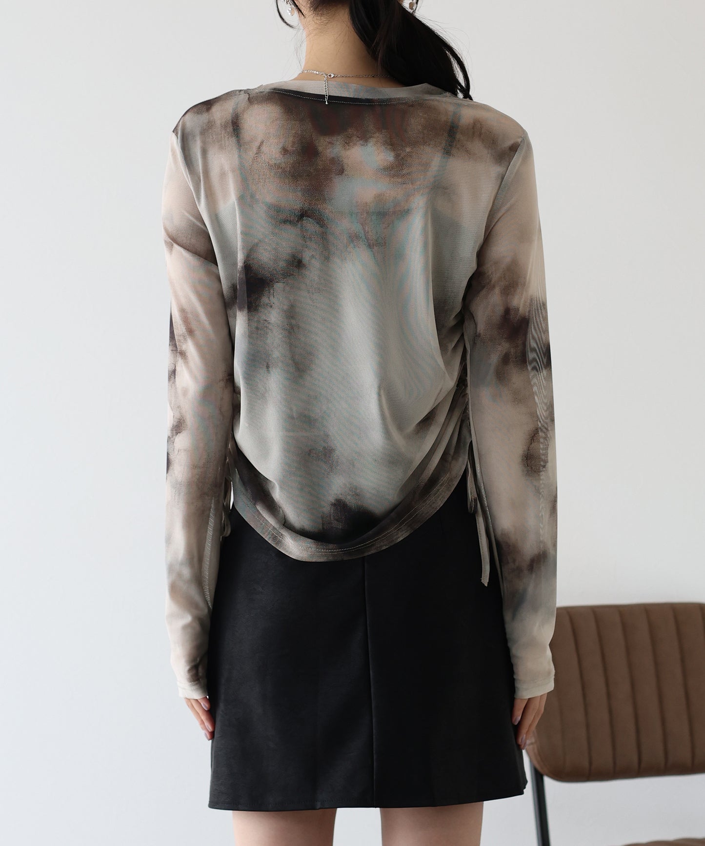 タイダイ柄シアートップス【ネコポス】