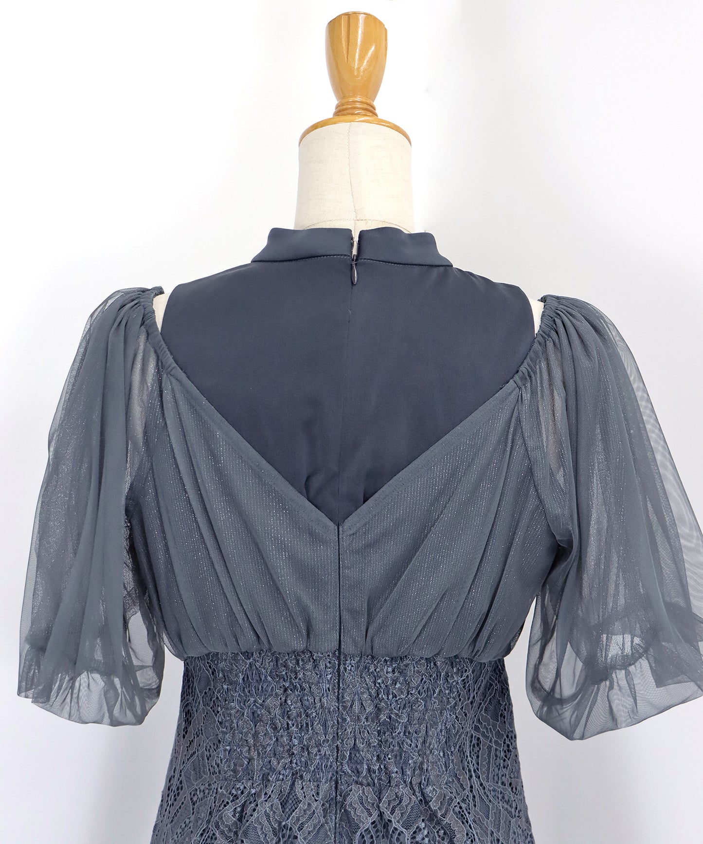 【TIME SALE】ラメチュールオフショルパーティードレス