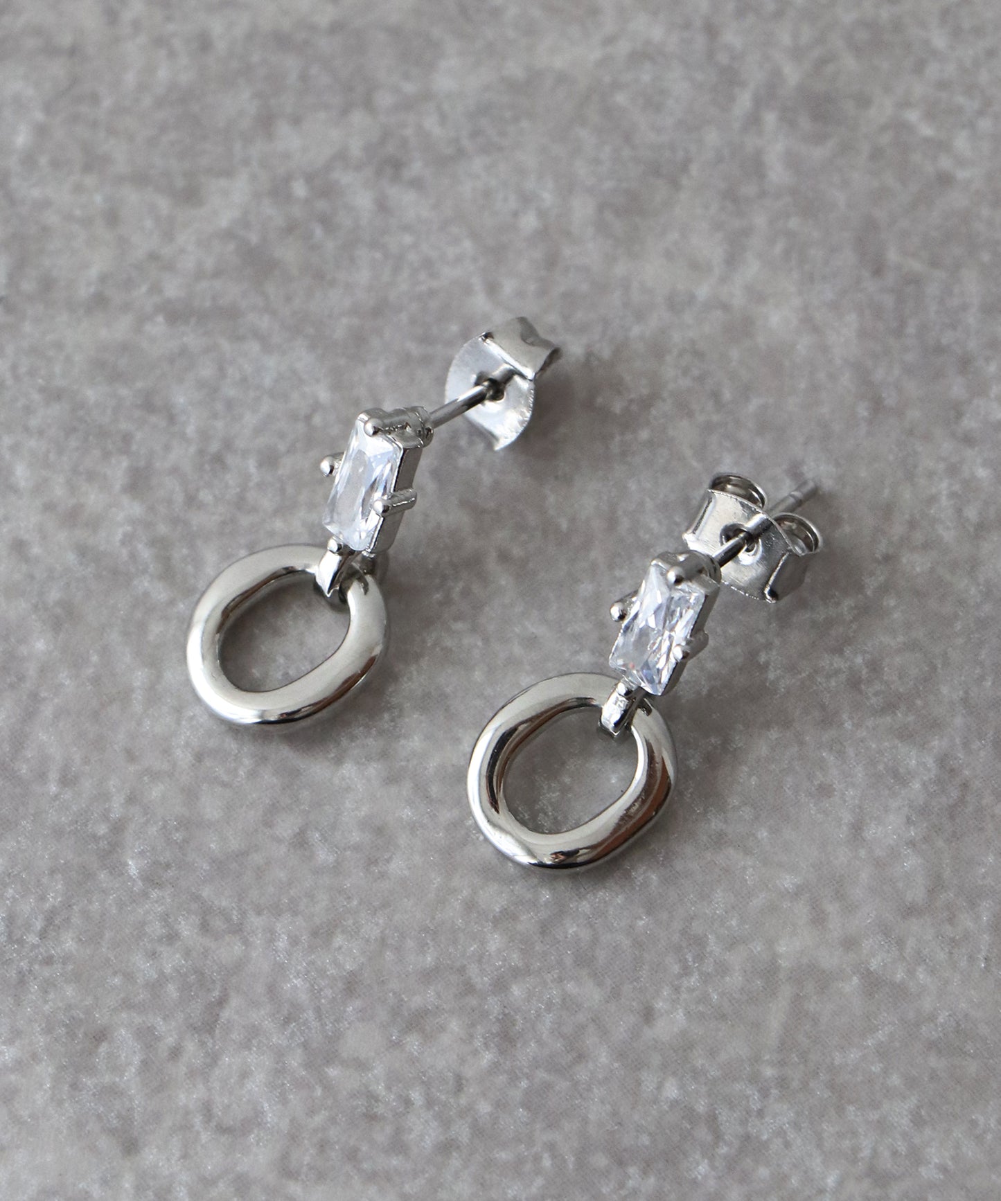 【SALE】ビジューフープピアス【ネコポス】