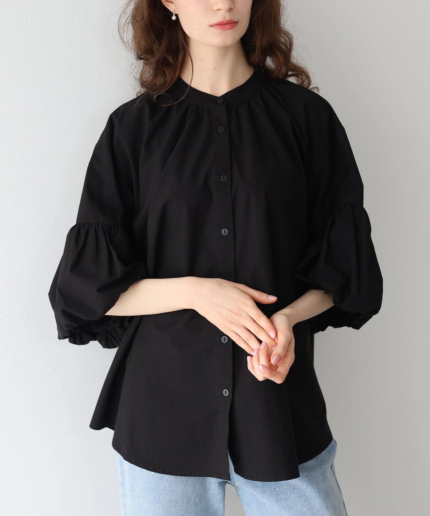 【SALE】バルーンスリーブブラウス