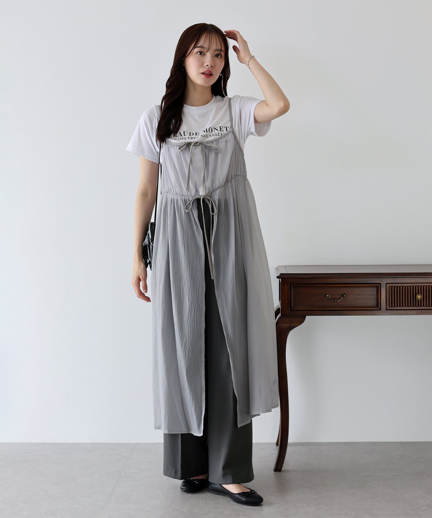 【SALE】シアーキャミワンピース