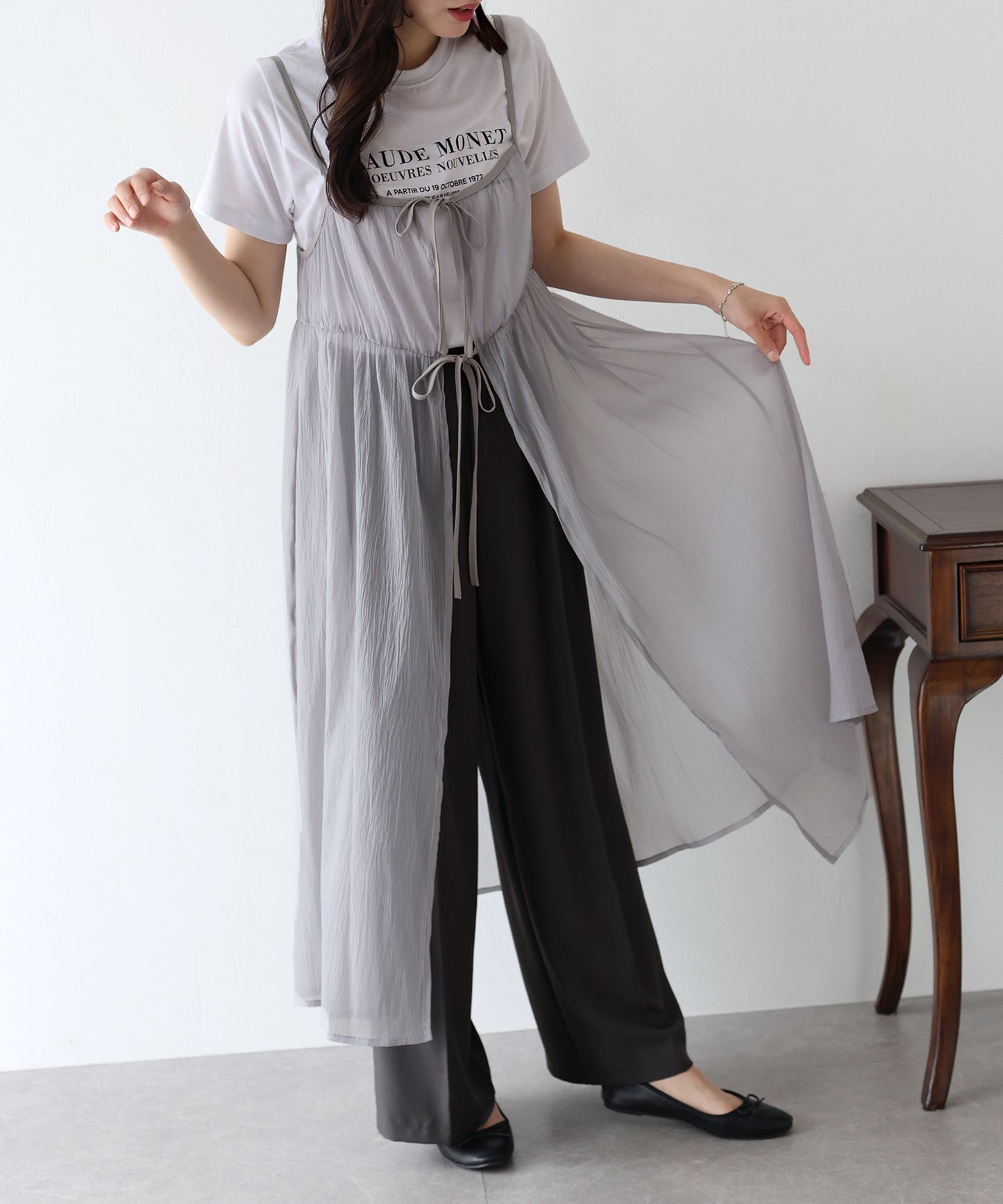 【SALE】シアーキャミワンピース