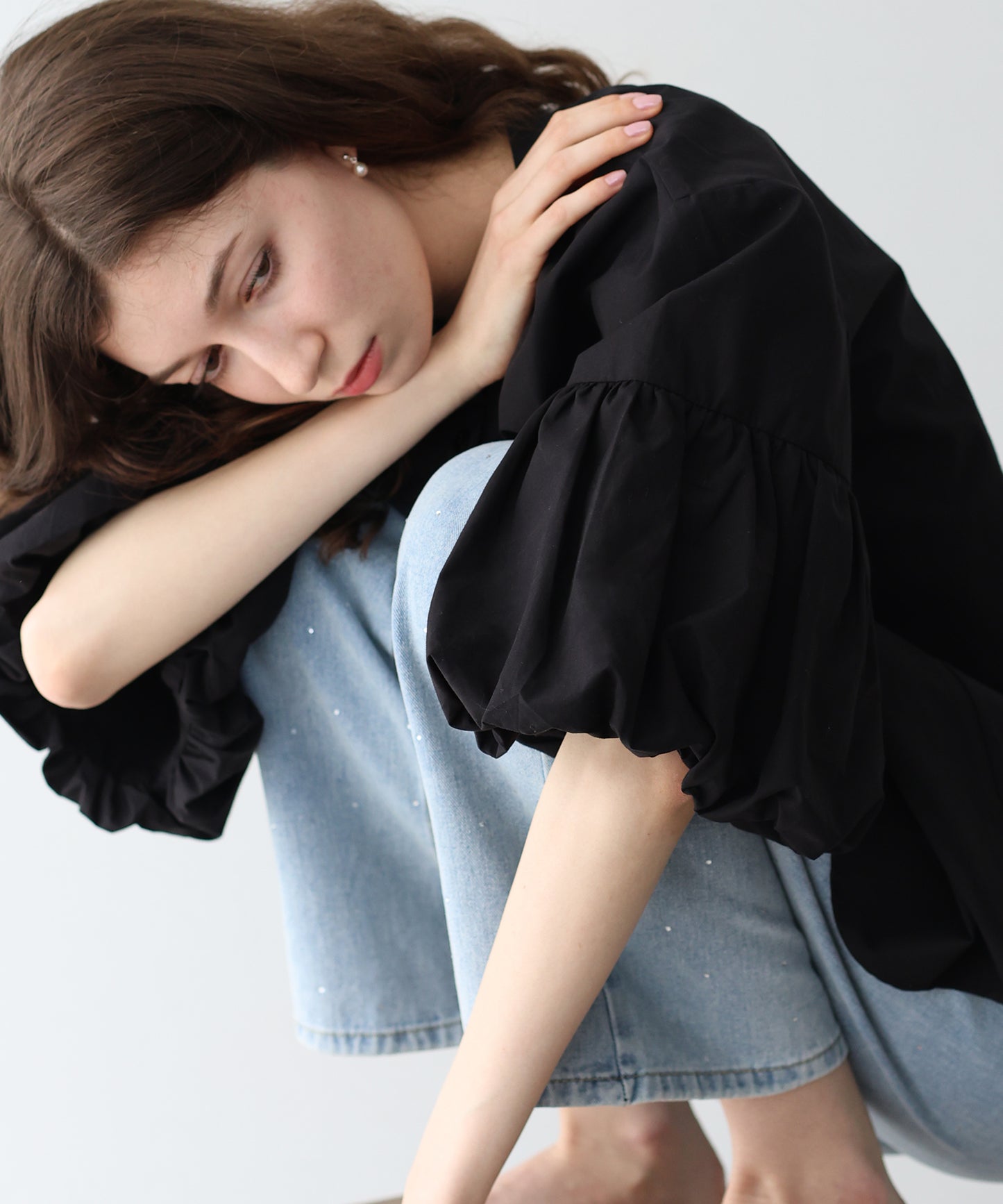 【SALE】バルーンスリーブブラウス