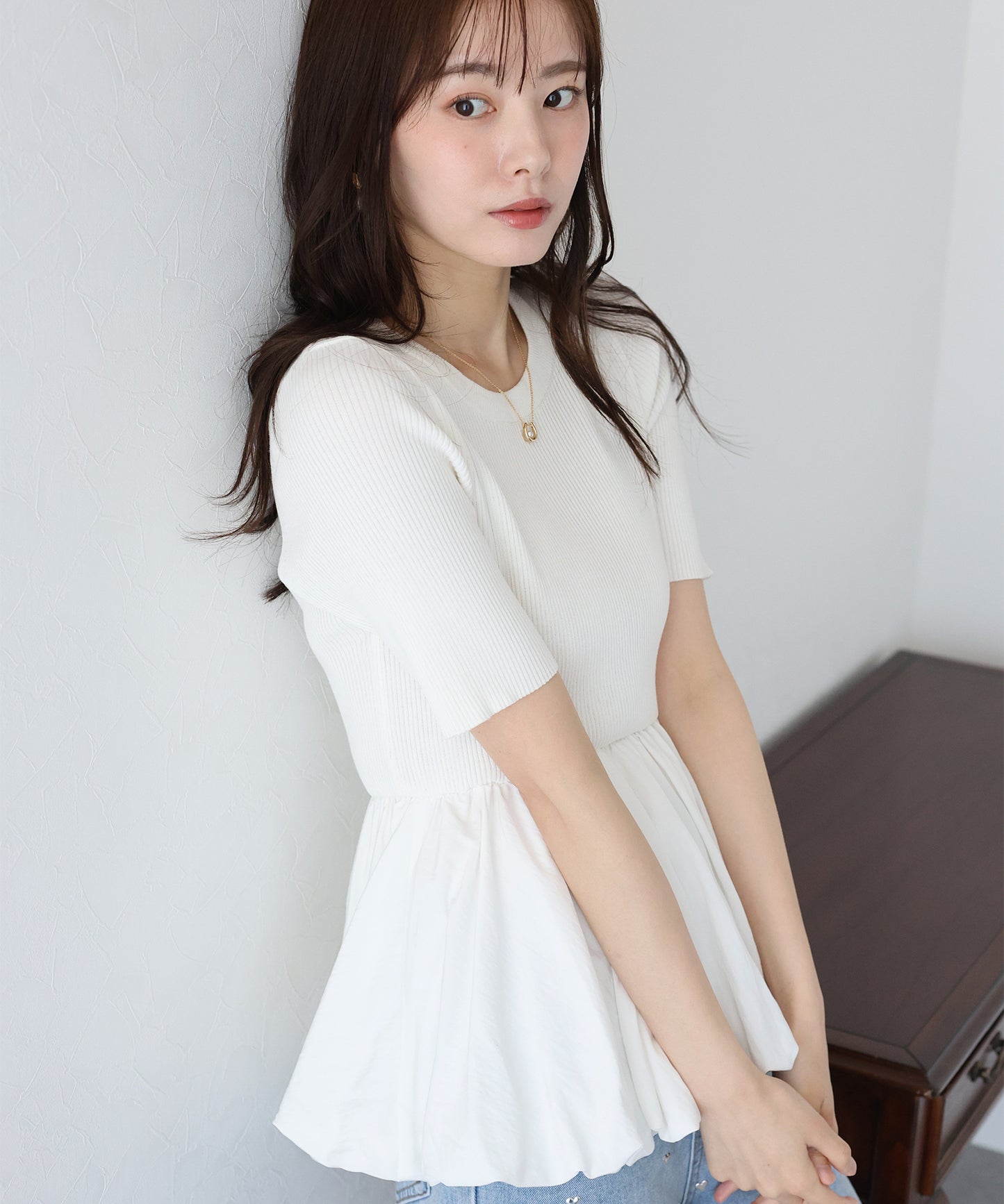 【SALE】バルーンドッキングニット