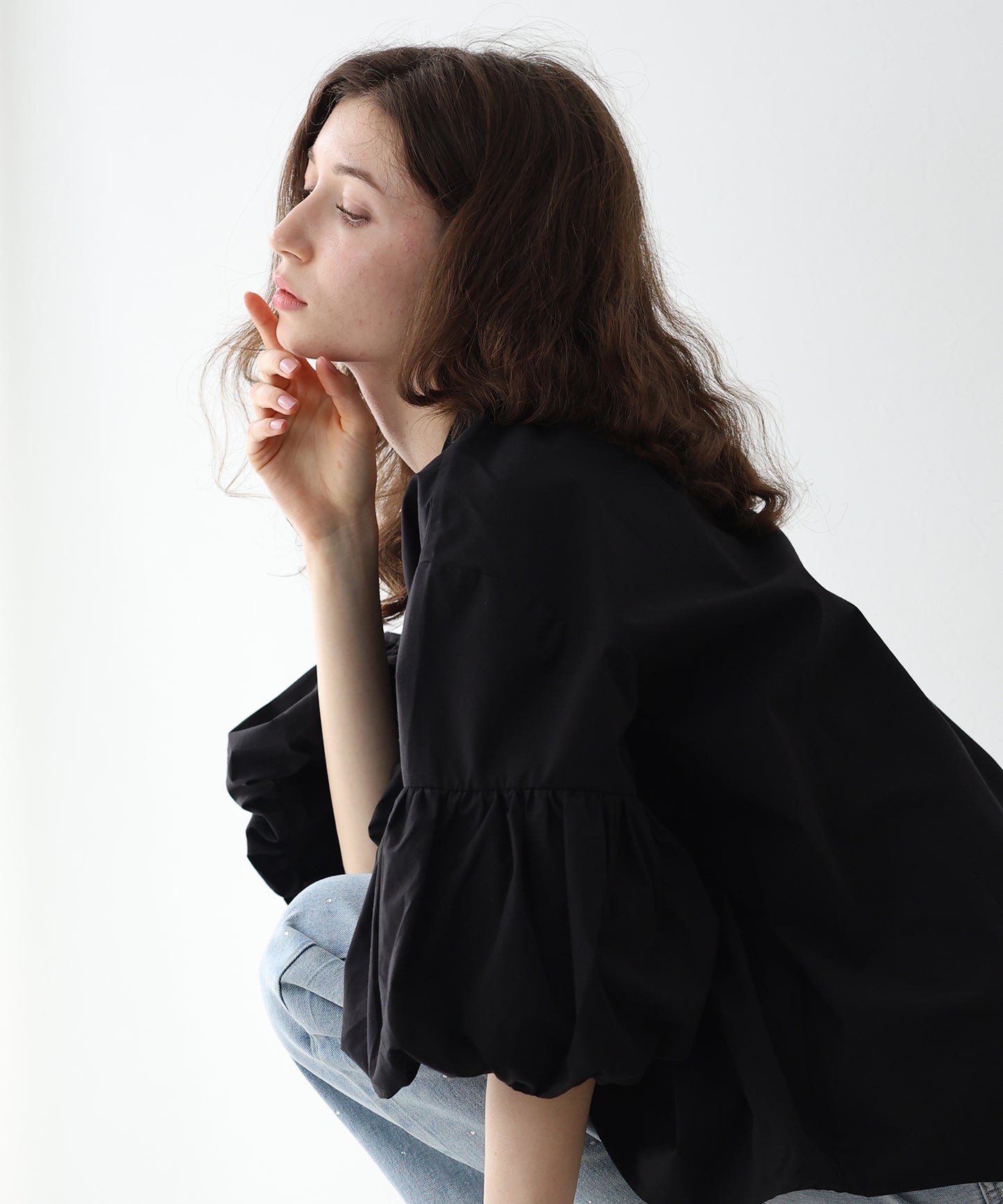 【SALE】バルーンスリーブブラウス