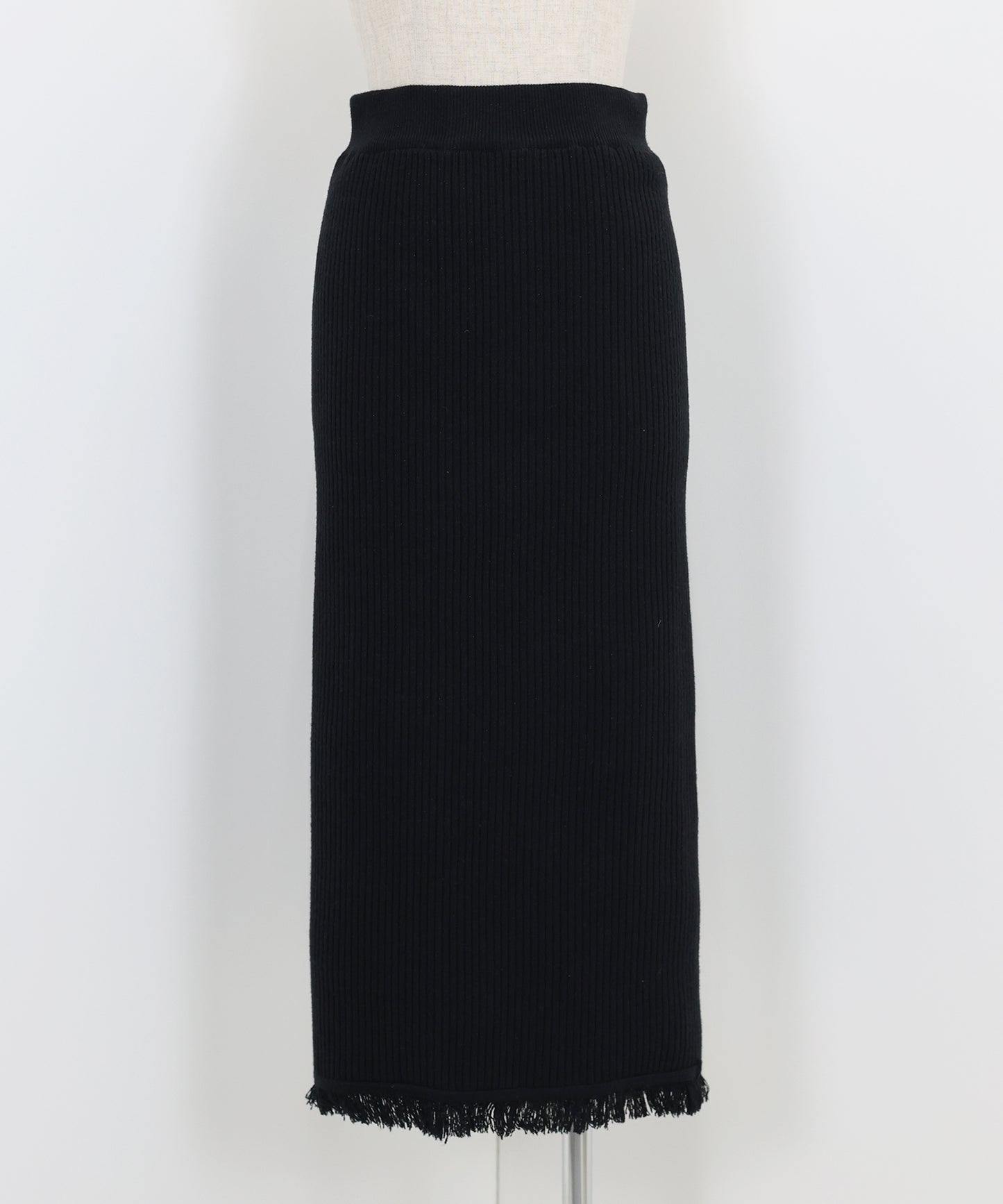 【SALE】ラメニットフリンジスカート