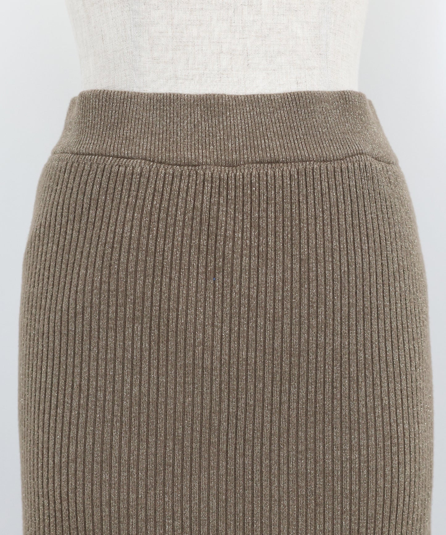 【SALE】ラメニットフリンジスカート