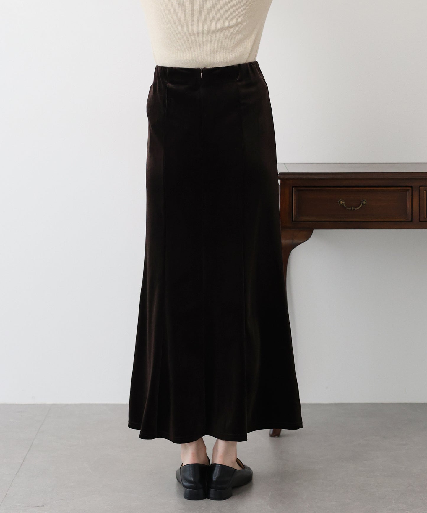 ベロアマーメイドスカート