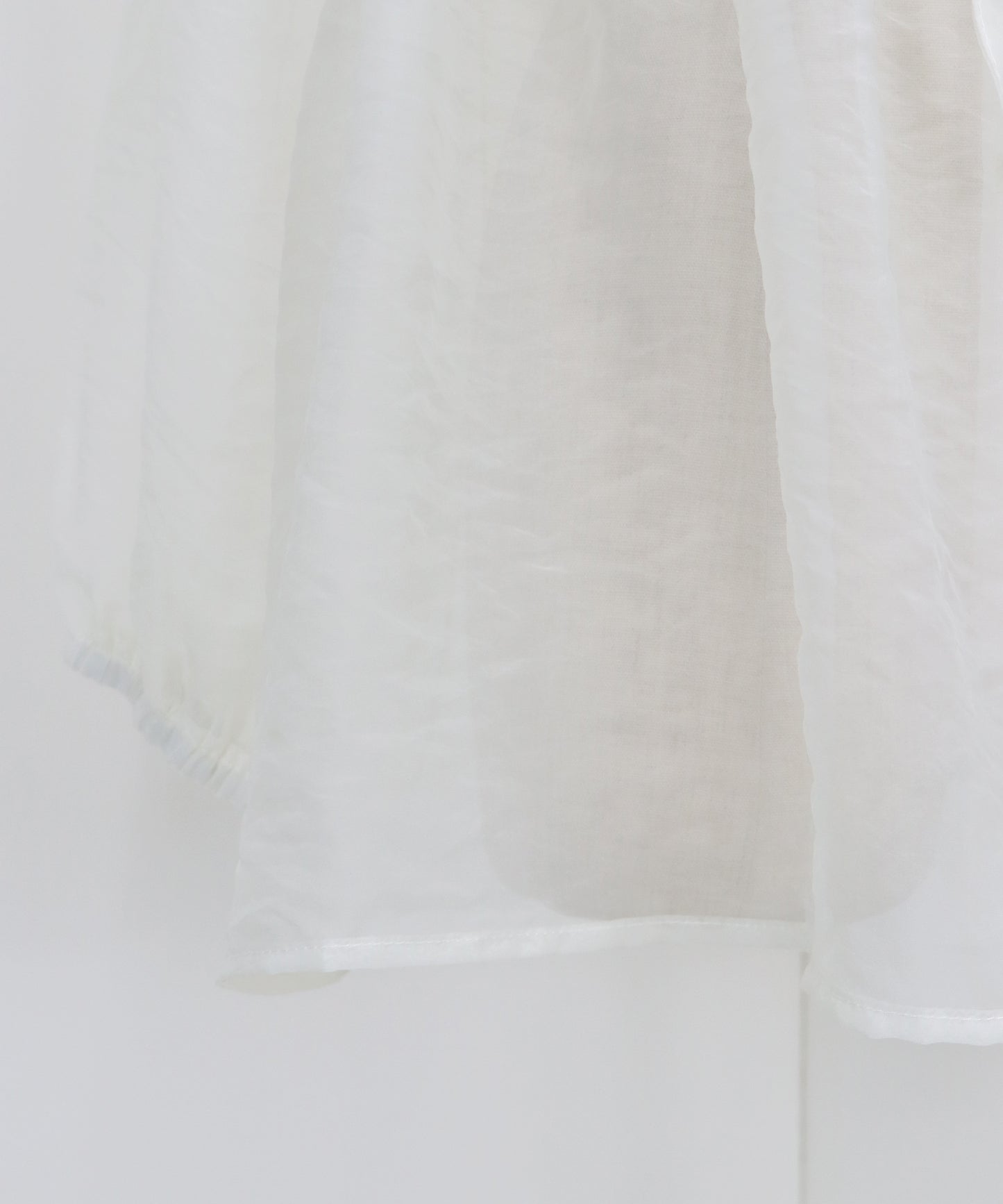 【SALE】シアーペプラムブラウス【ネコポス】