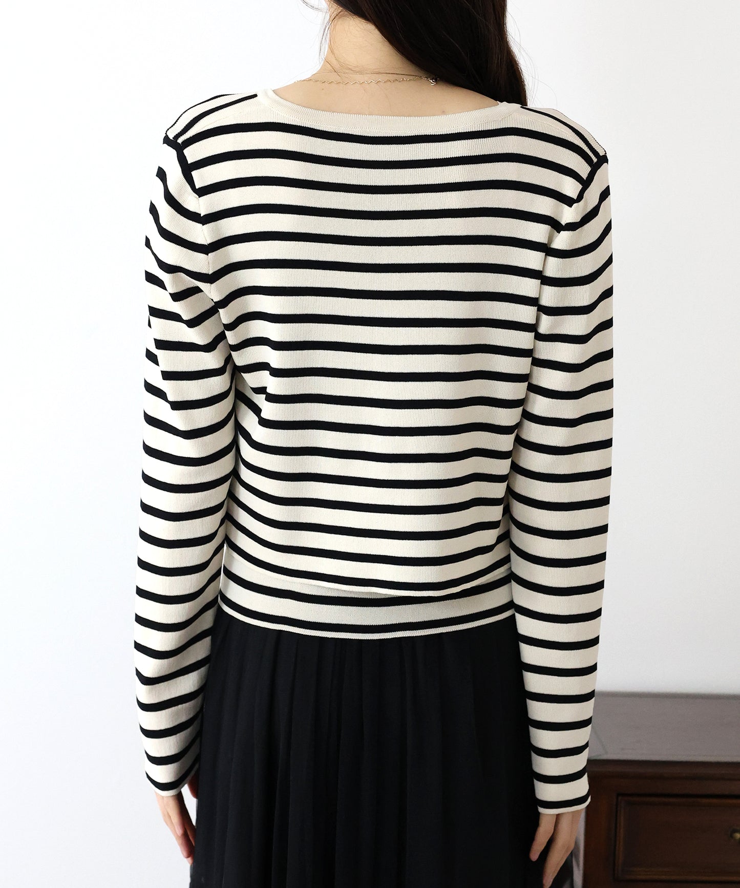 ボーダーカーディガン+キャミソール セット