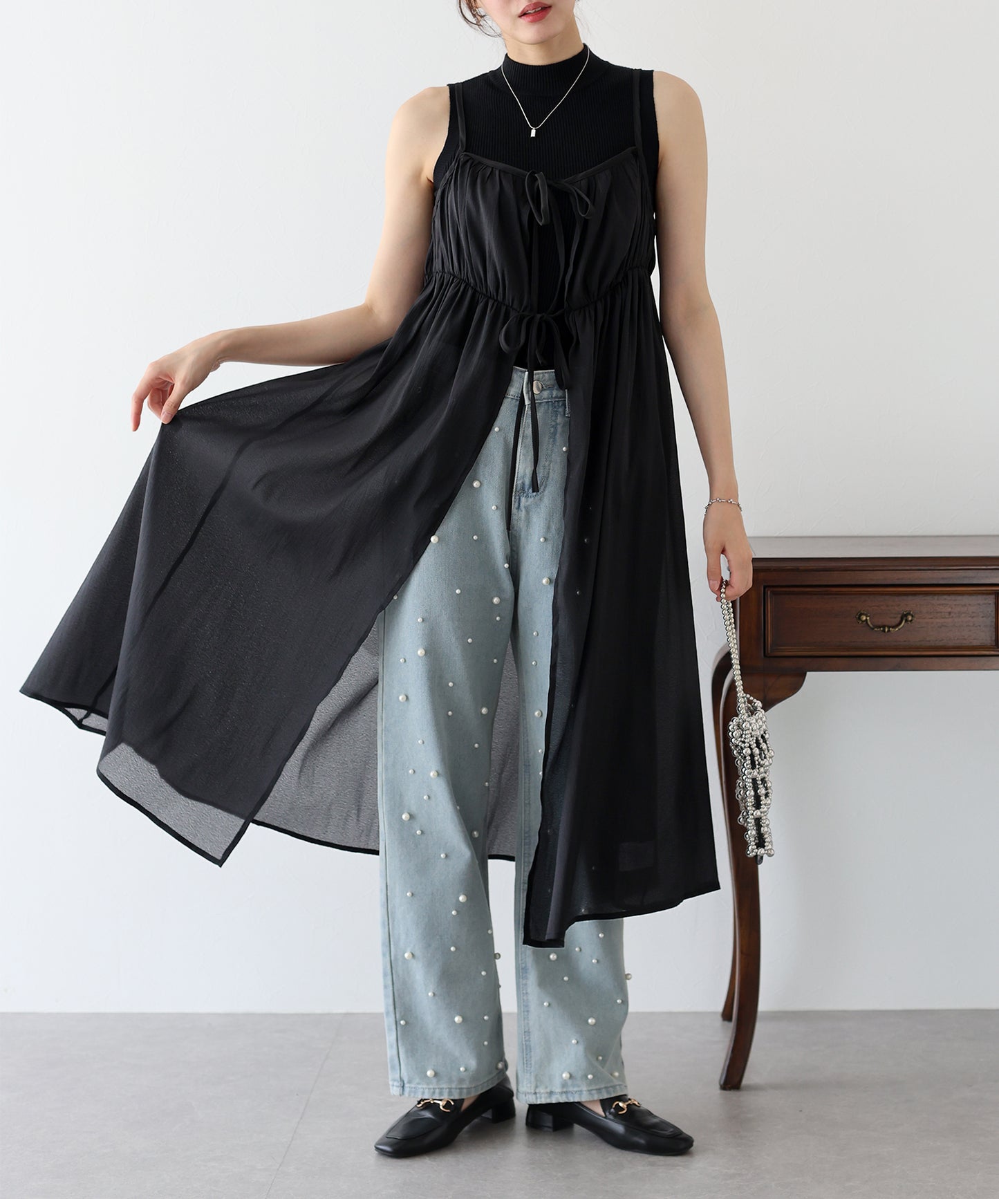 【SALE】シアーキャミワンピース