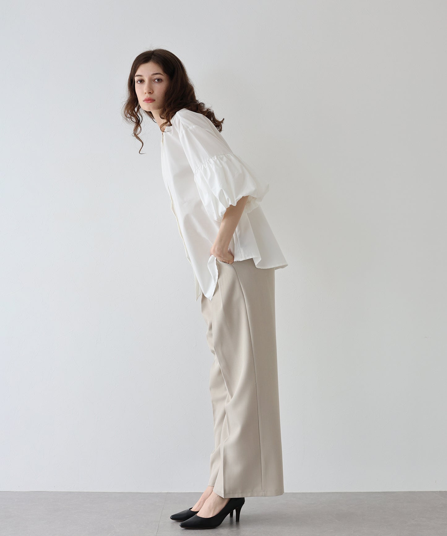 【SALE】バルーンスリーブブラウス