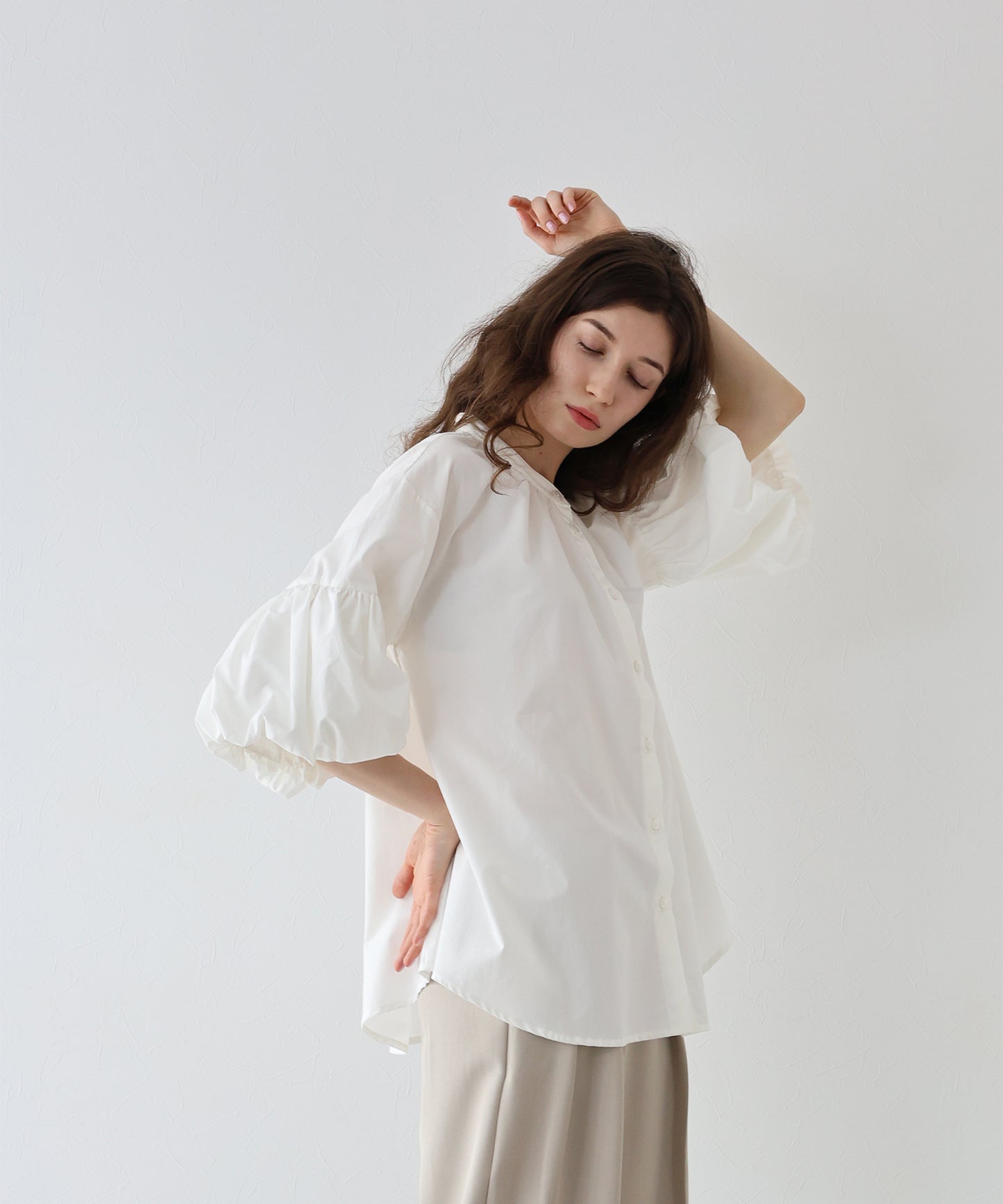 【SALE】バルーンスリーブブラウス