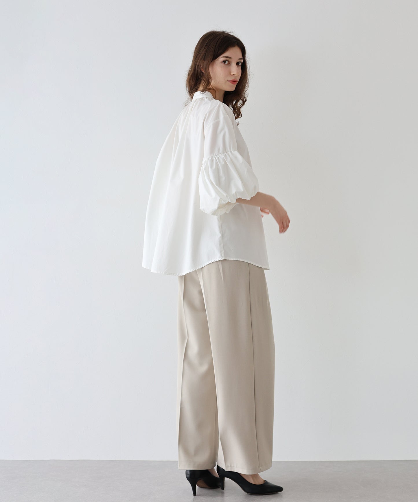 【SALE】バルーンスリーブブラウス