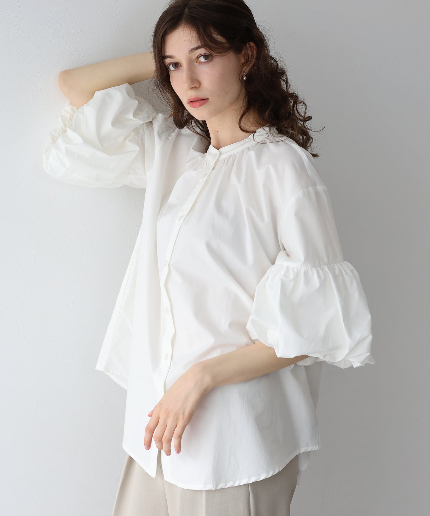 【SALE】バルーンスリーブブラウス