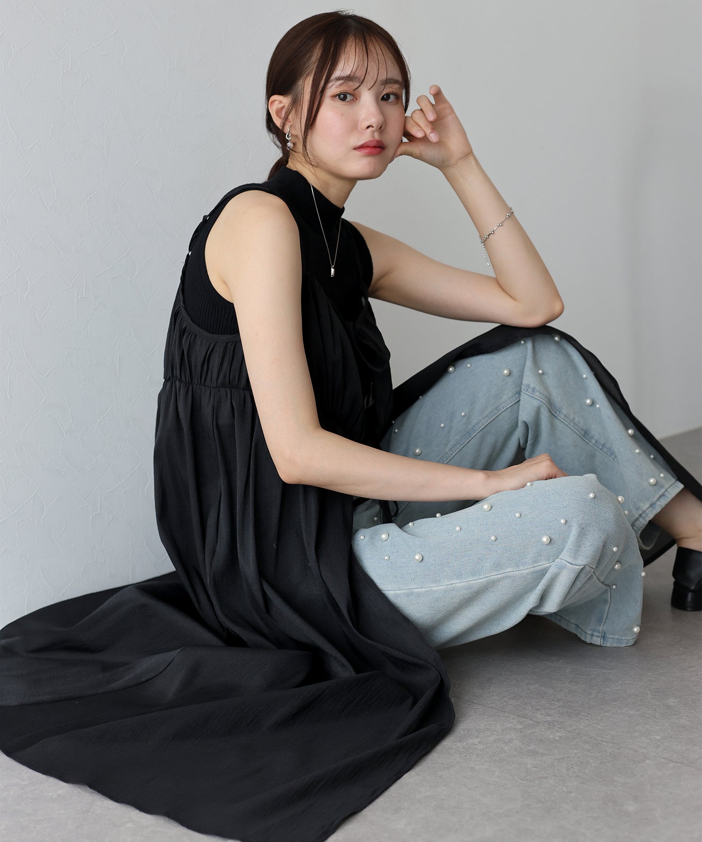 【SALE】シアーキャミワンピース