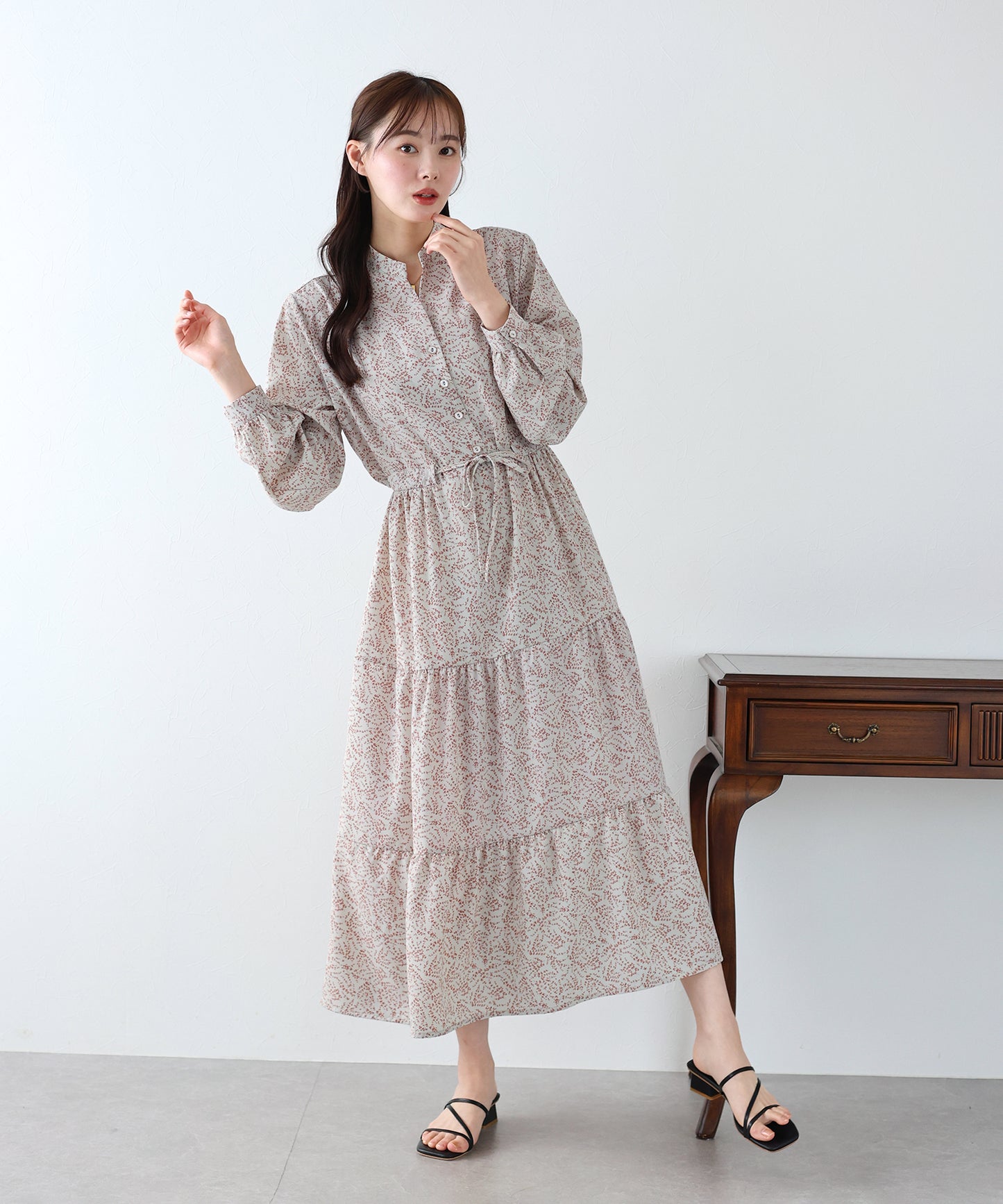 【TIME SALE】ティアードワンピース
