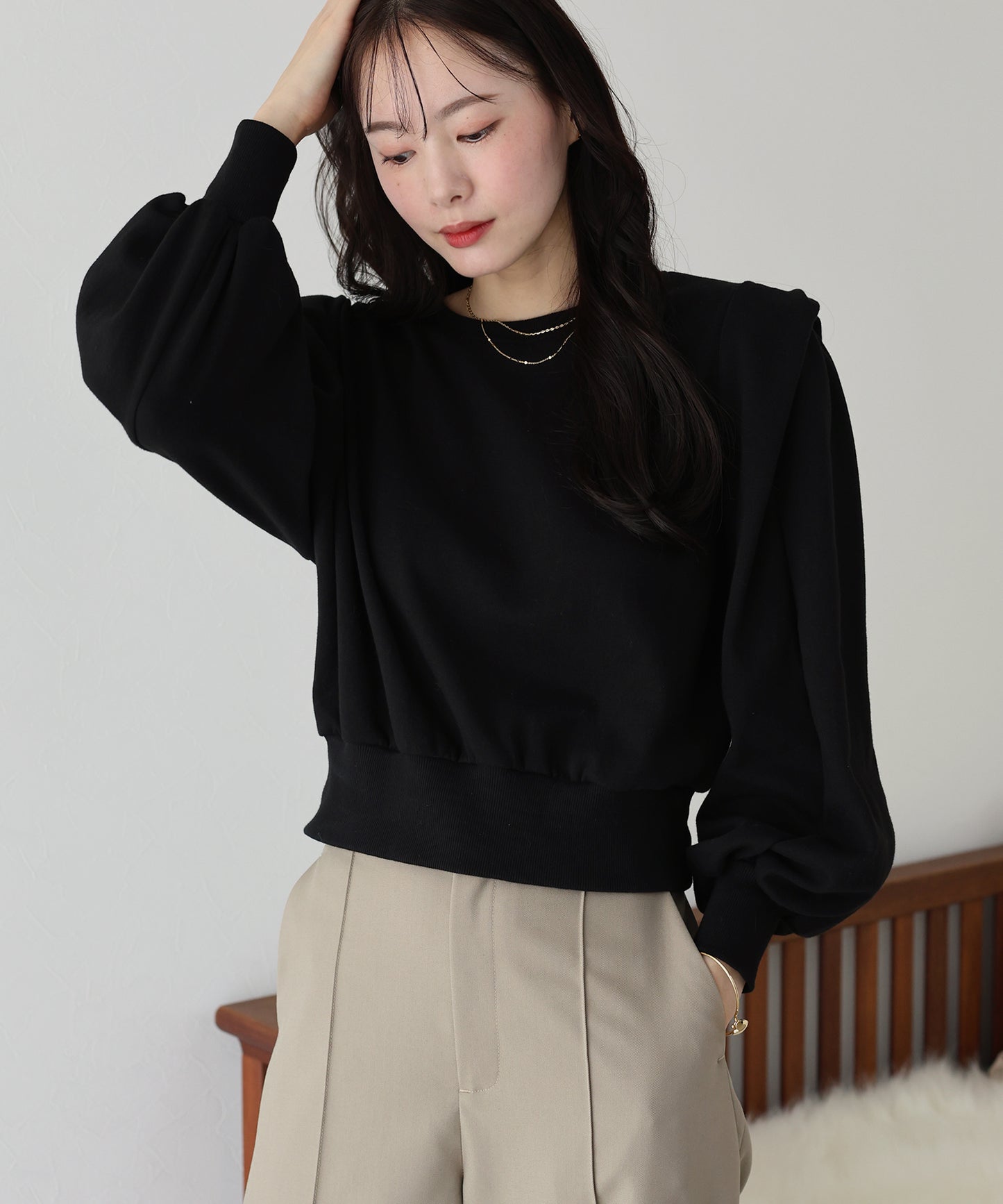 【TIME SALE】変形ショルダースウェット