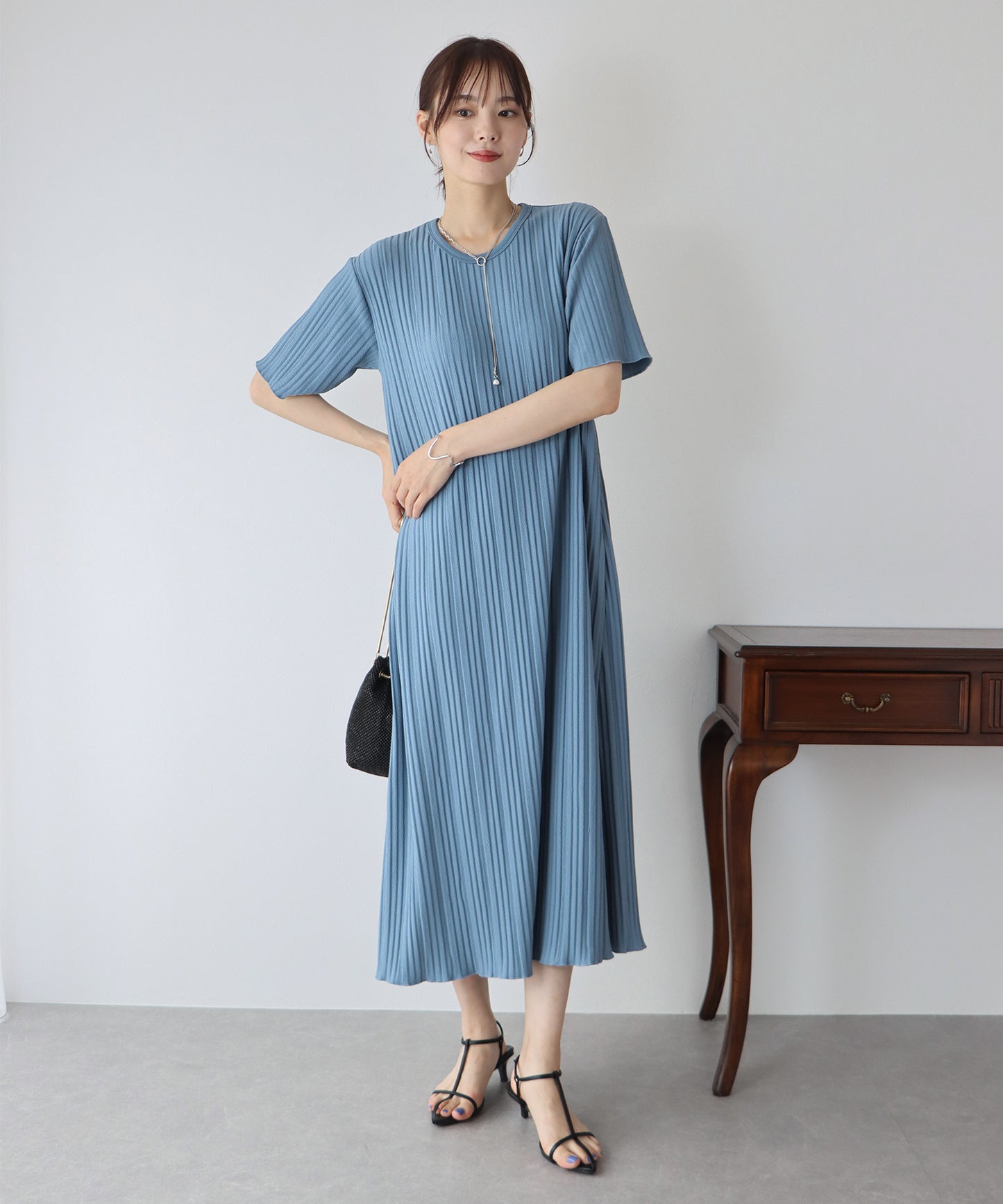 【TIME SALE】プリーツワンピース