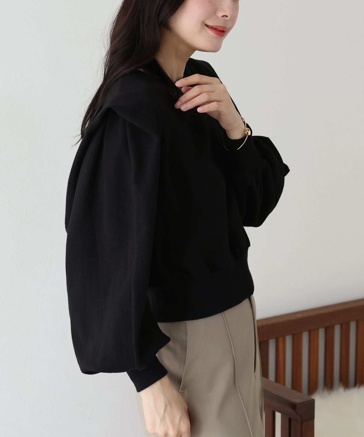【TIME SALE】変形ショルダースウェット