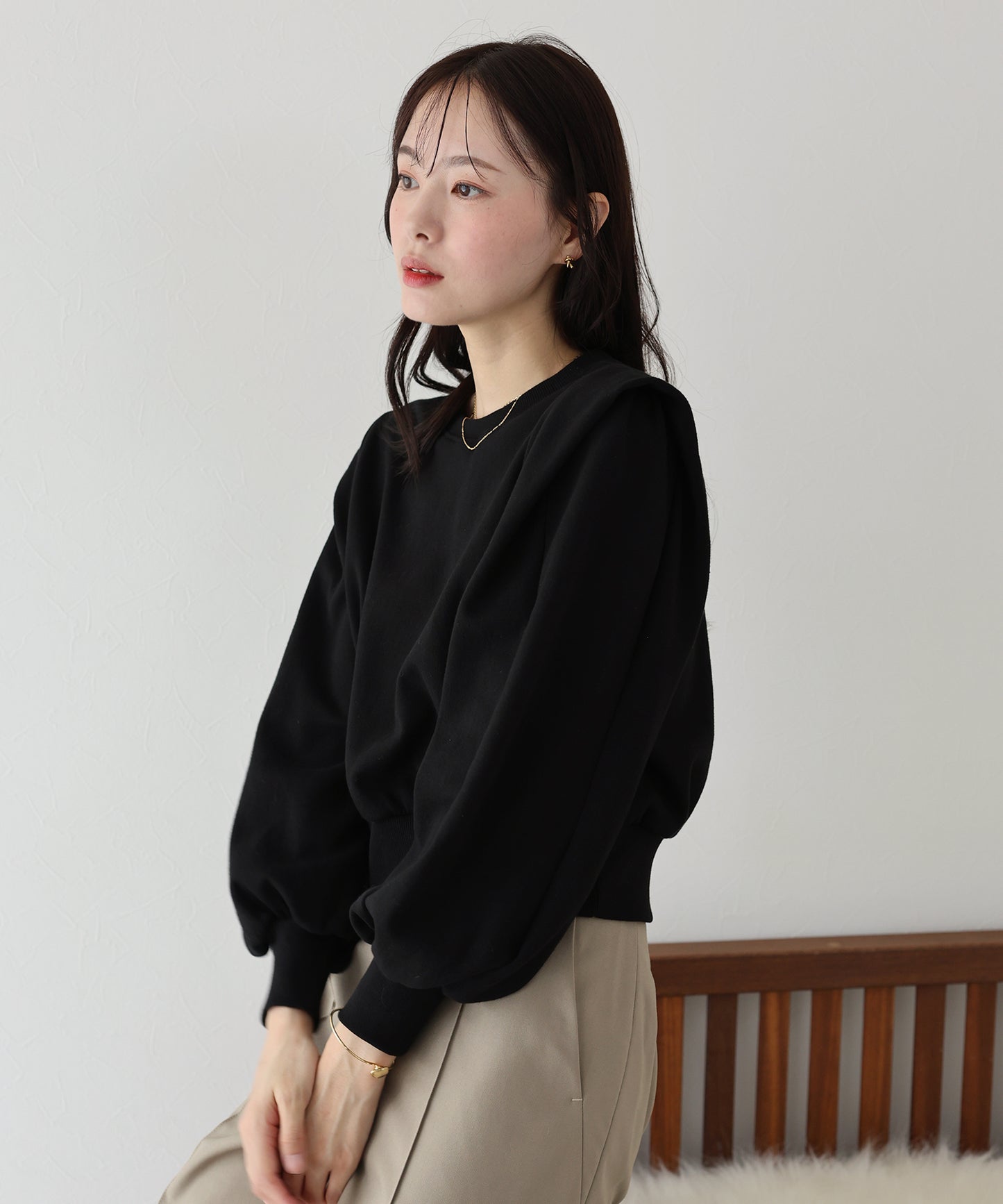 【TIME SALE】変形ショルダースウェット