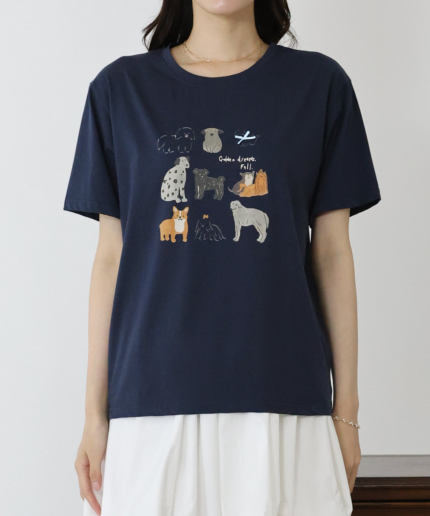 【TIME SALE】リボンDOGS半袖Tシャツ【ネコポス】