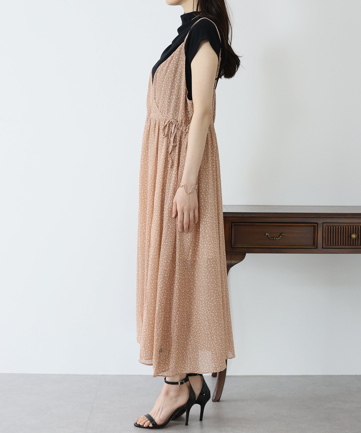 【SALE】プリントキャミワンピース