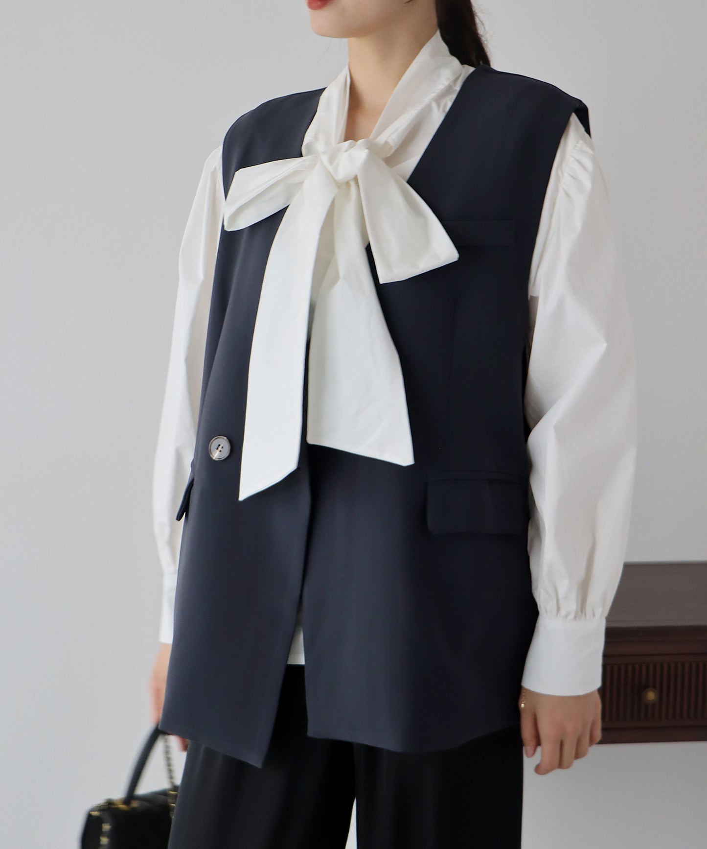 【TIME SALE】ダブルボタンベスト