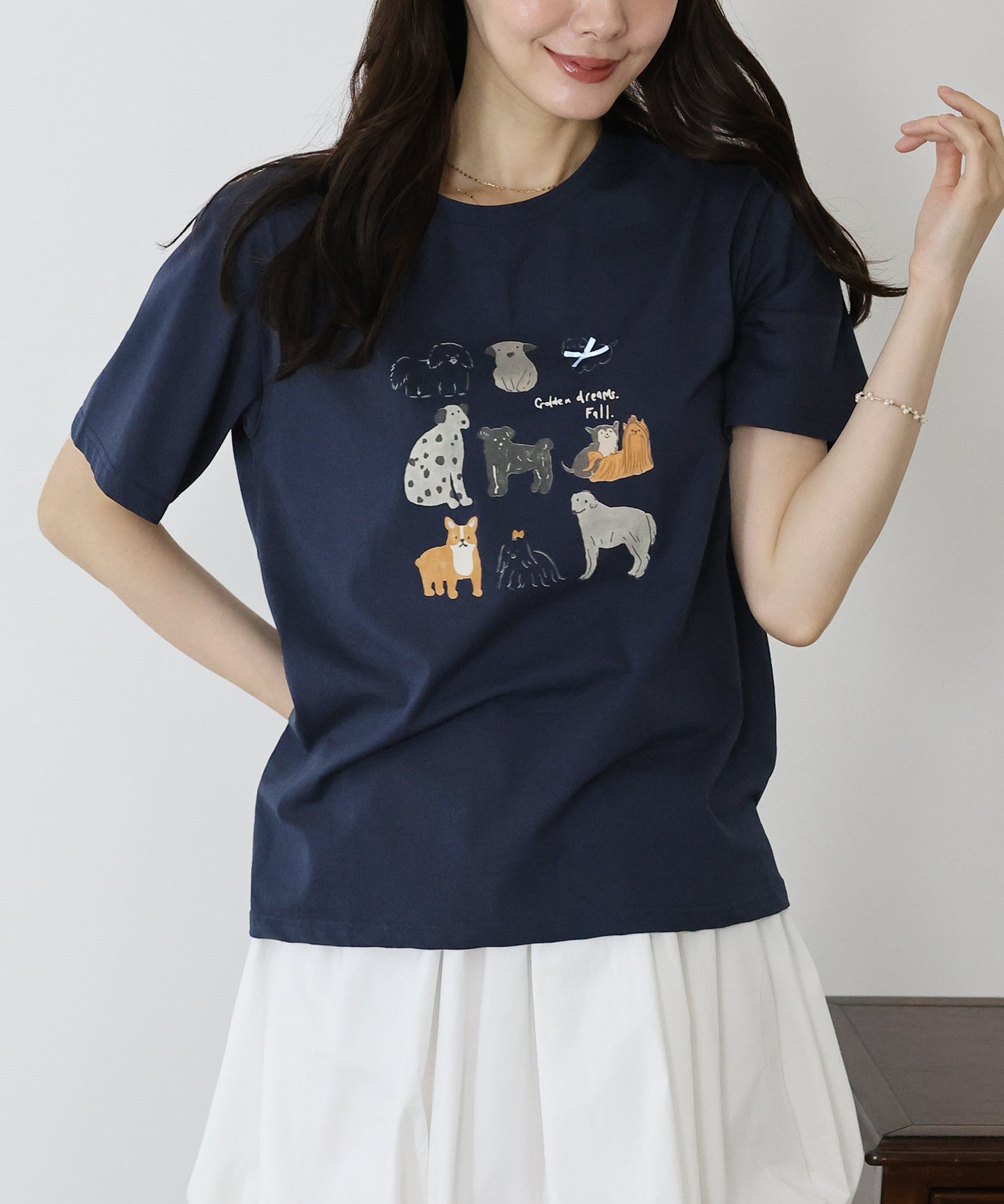 【TIME SALE】リボンDOGS半袖Tシャツ【ネコポス】