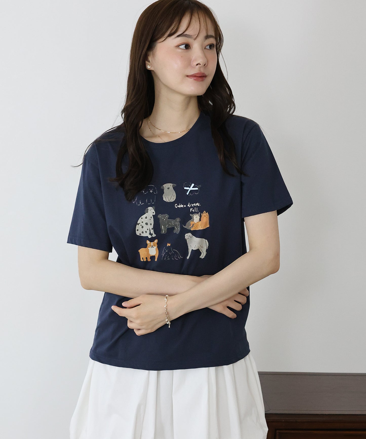【TIME SALE】リボンDOGS半袖Tシャツ【ネコポス】