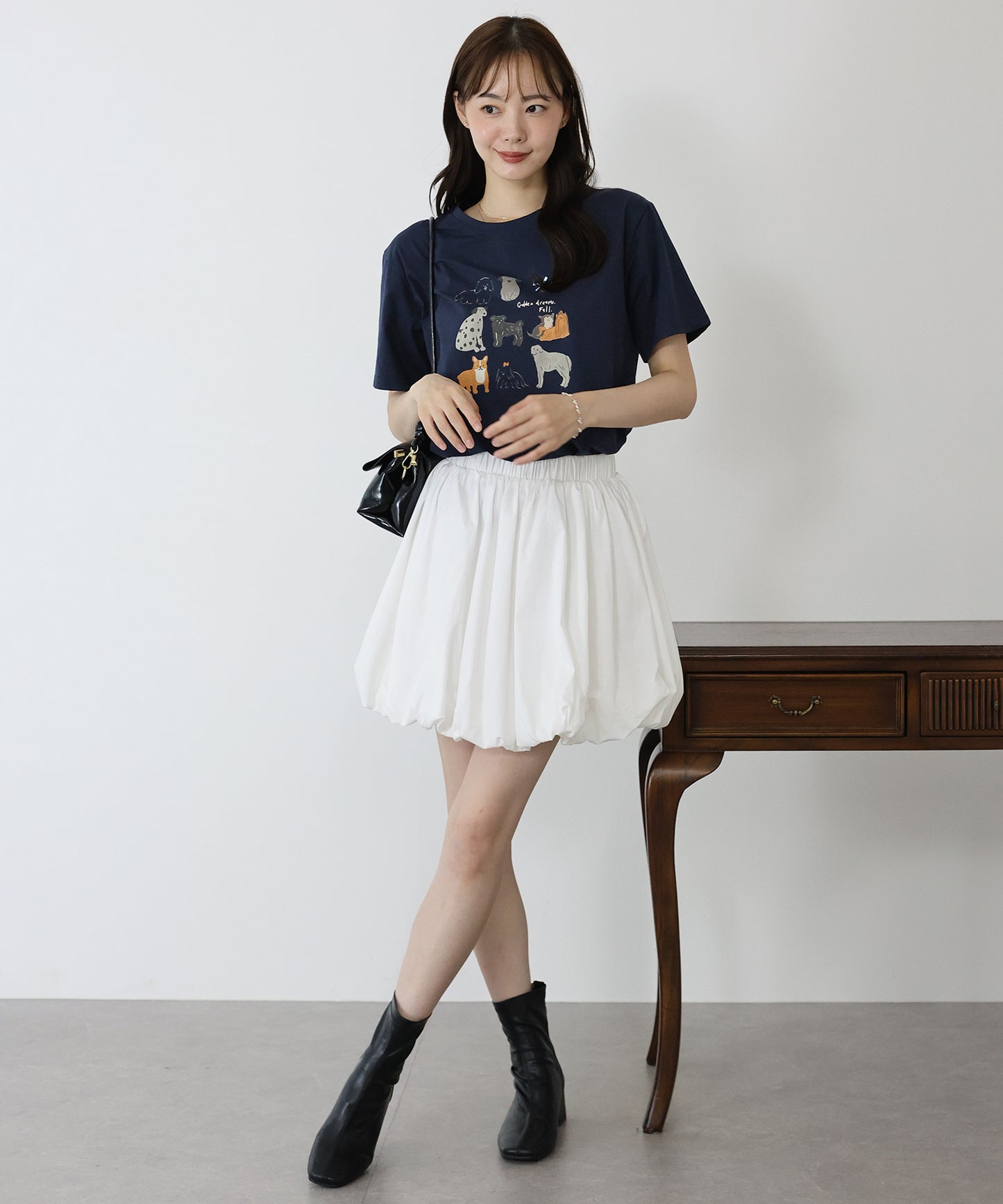 【TIME SALE】リボンDOGS半袖Tシャツ【ネコポス】