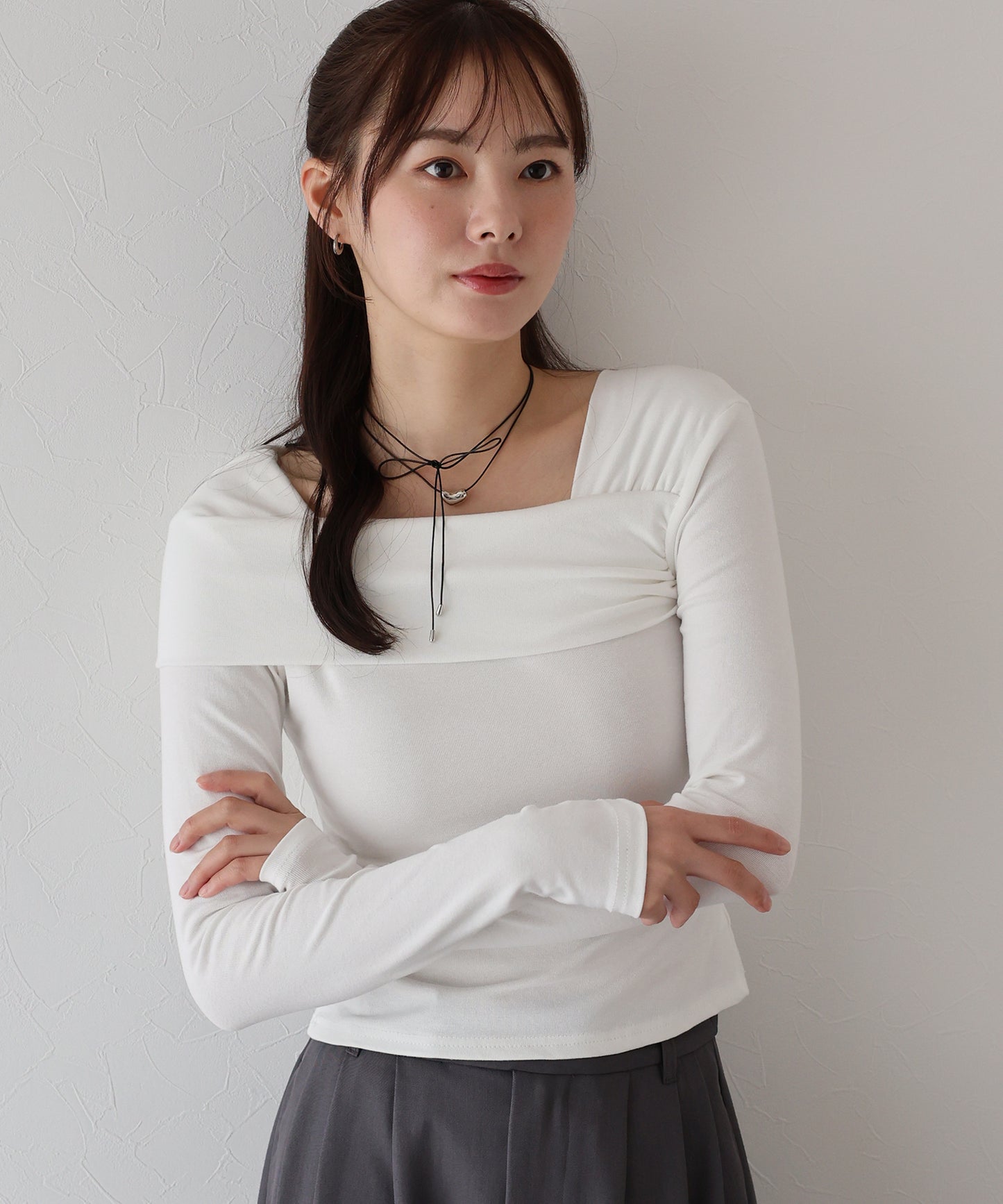 【早割5%OFF】ワンショルダーカットソー【ネコポス】
