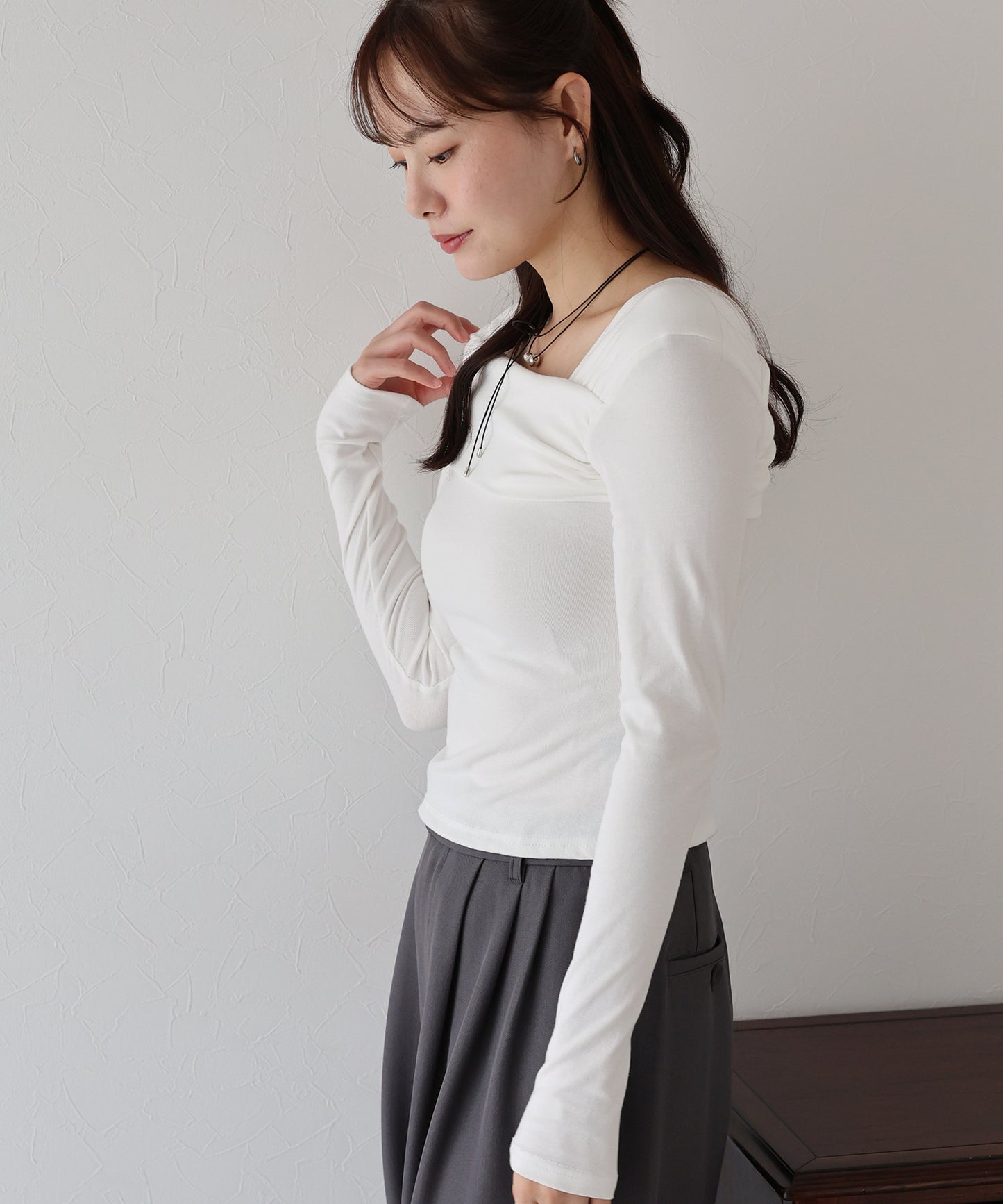 【早割5%OFF】ワンショルダーカットソー【ネコポス】