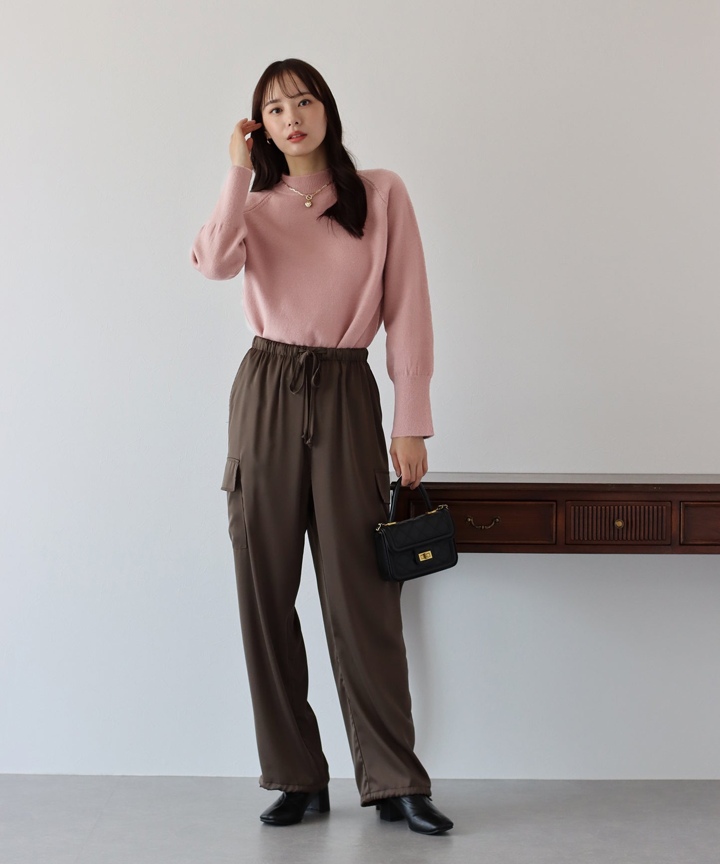 【TIME SALE】ハイネックニット