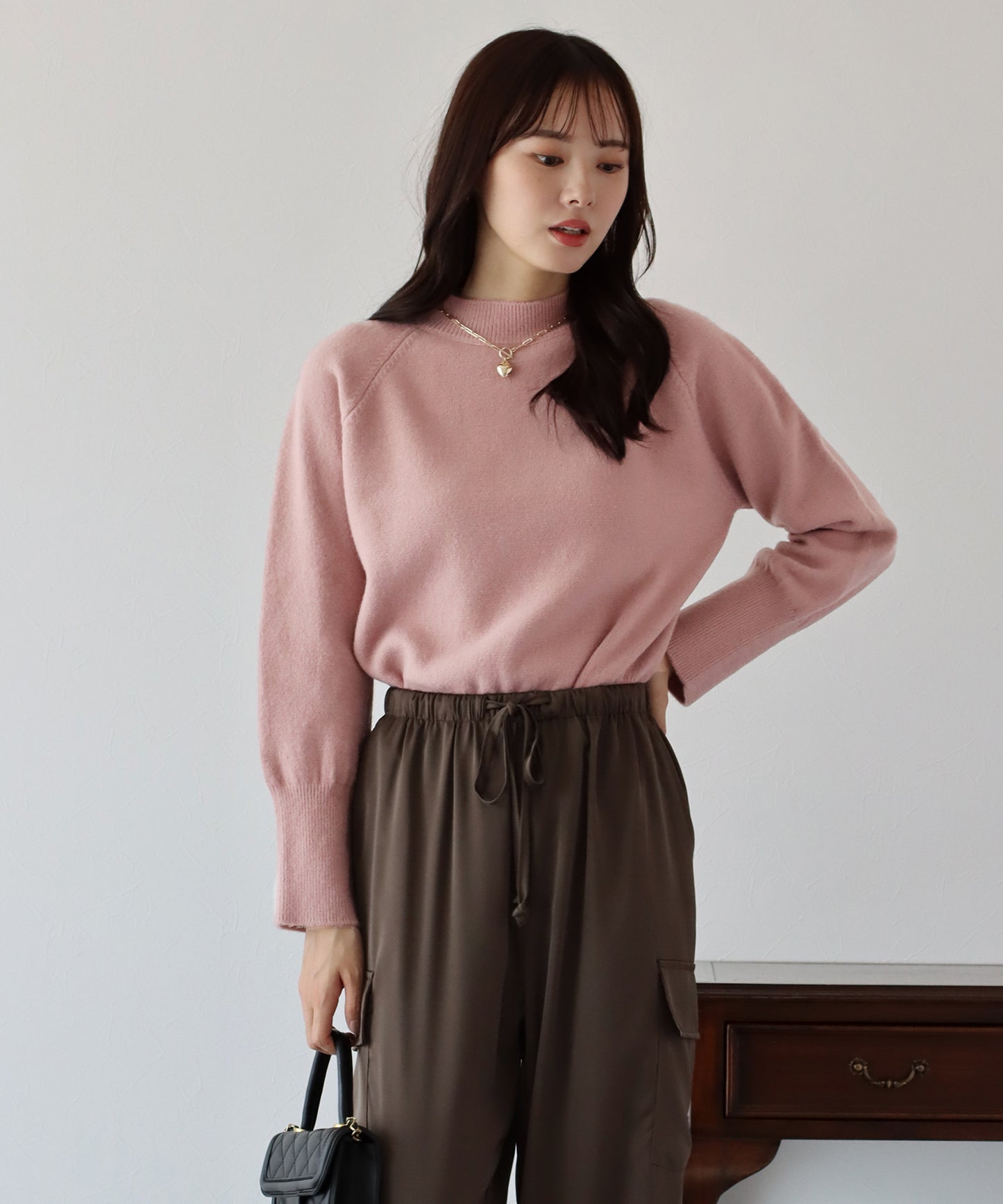 【TIME SALE】ハイネックニット