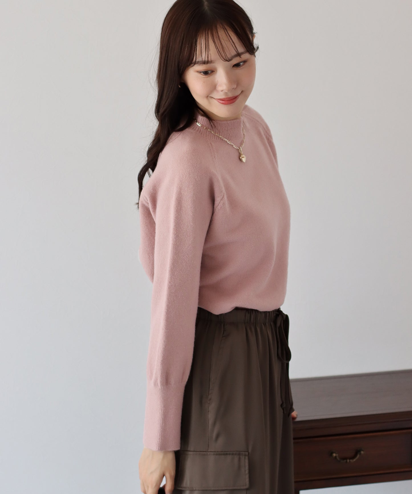 【TIME SALE】ハイネックニット
